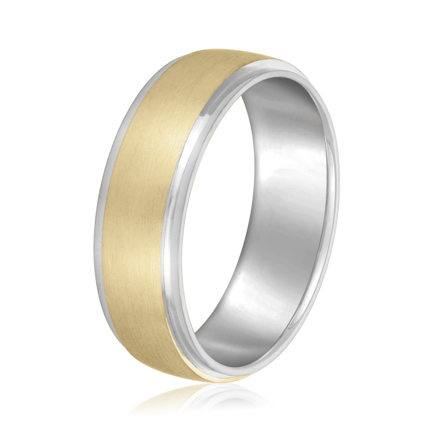  Mens Band Standard 5MM Unknown Friendly Weight 10K yellow, white or rose gold - view 7