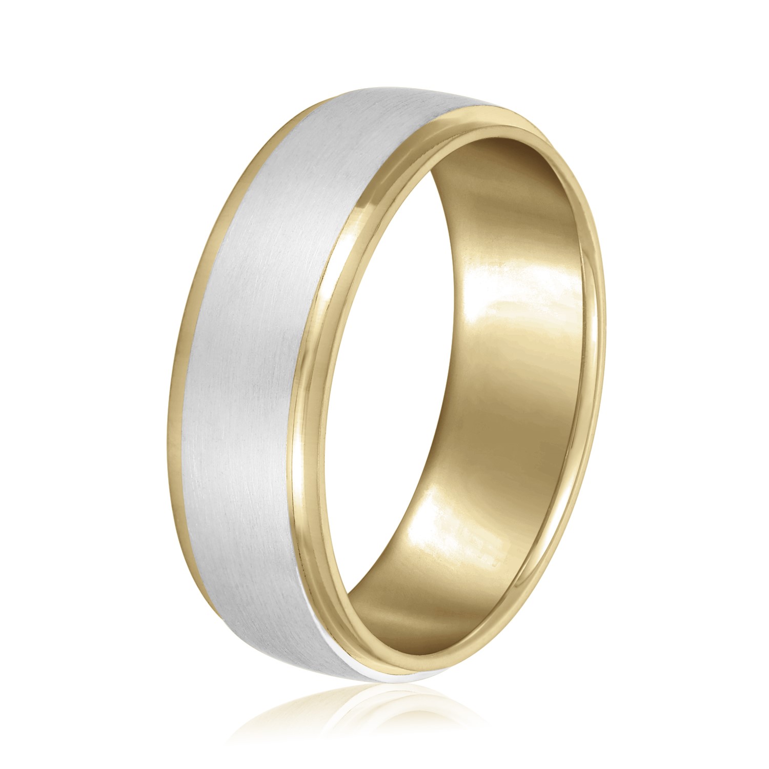  Mens Band Standard 5MM Unknown Friendly Weight 10K yellow, white or rose gold - view 8
