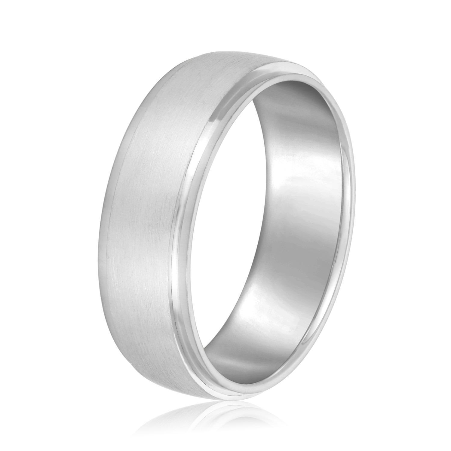  Mens Band Standard 5MM Unknown Friendly Weight 10K yellow, white or rose gold - view 2