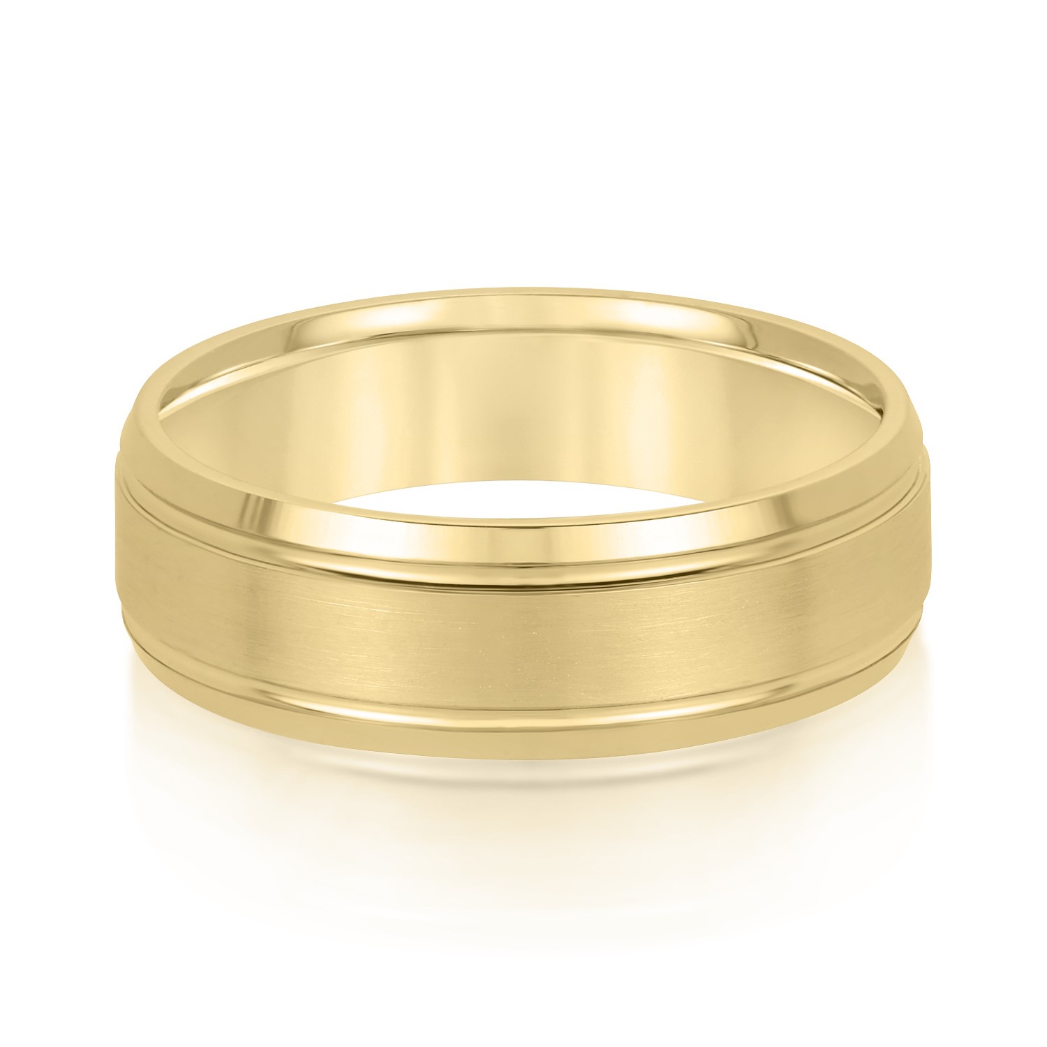  Mens Band Light 5MM Unknown Friendly Weight 10K yellow, white or rose gold - view 3