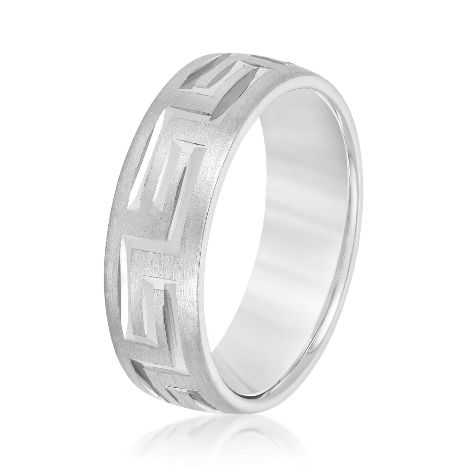  Mens Religious Anniversary Band Light 5MM Unknown Friendly Weight 10K yellow, white or rose gold - view 2