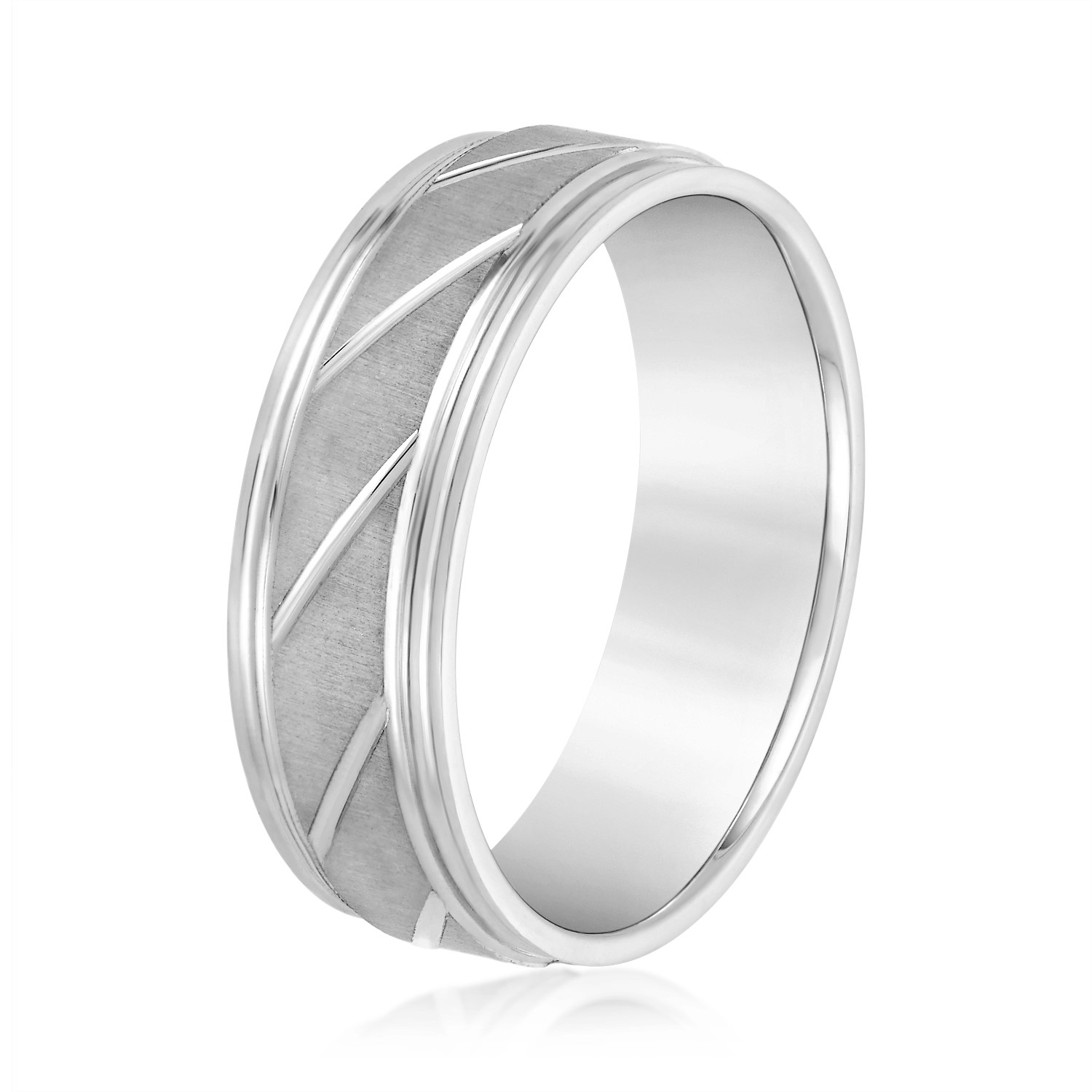  Mens Band Light 5MM Unknown Friendly Weight 10K yellow, white or rose gold - view 2