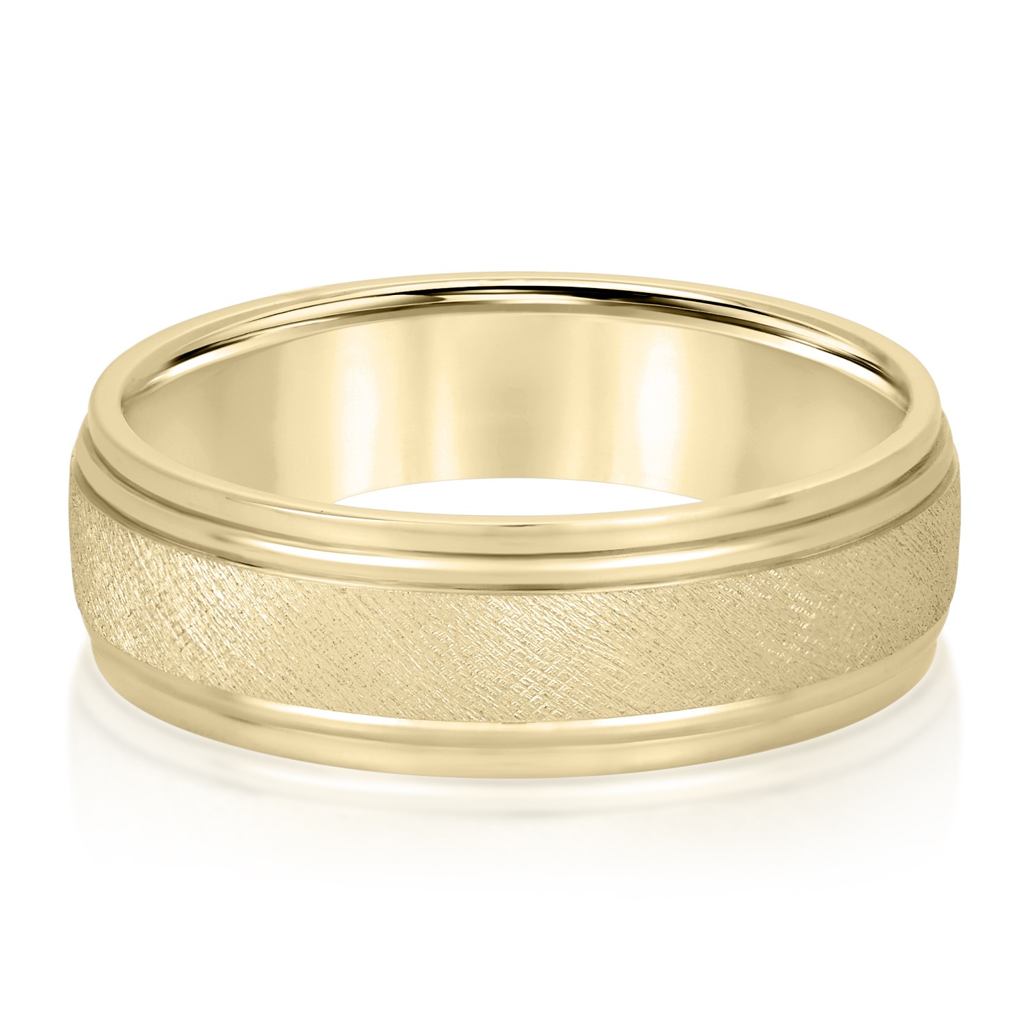  Mens Band Light 5MM Unknown Friendly Weight 10K yellow, white or rose gold - view 3