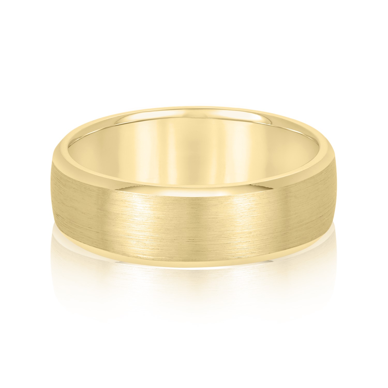  Mens Band Light 5MM Unknown Friendly Weight 10K yellow, white or rose gold - view 3