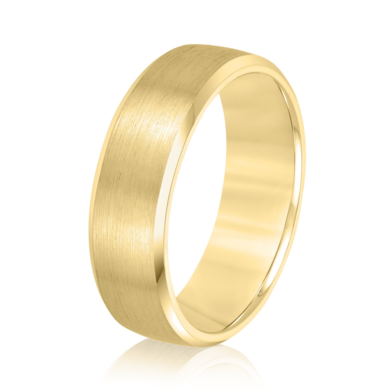  Mens Band Light 5MM Unknown Friendly Weight 10K yellow, white or rose gold - view 4