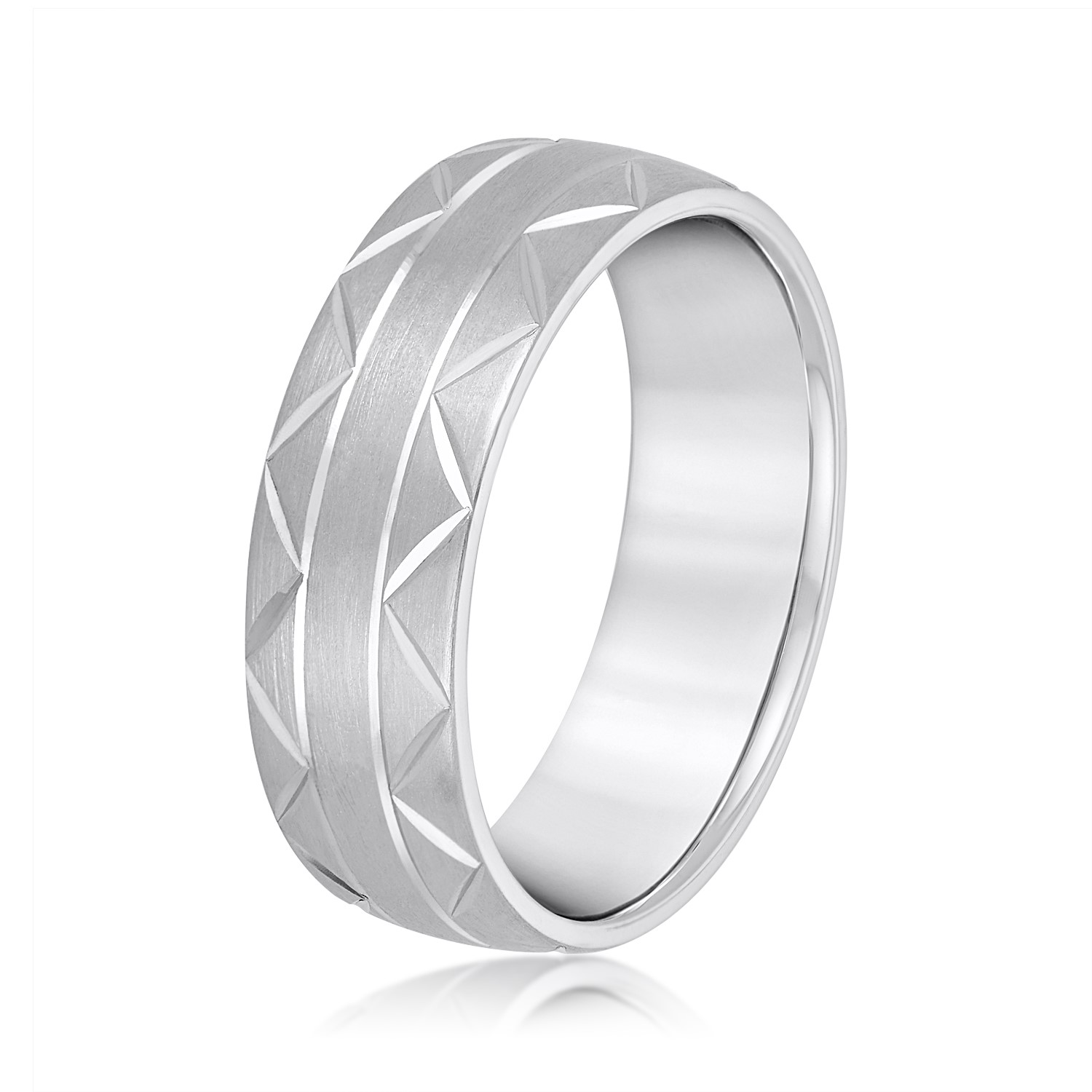  Mens Band Light 5MM Unknown Friendly Weight 10K yellow, white or rose gold - view 2