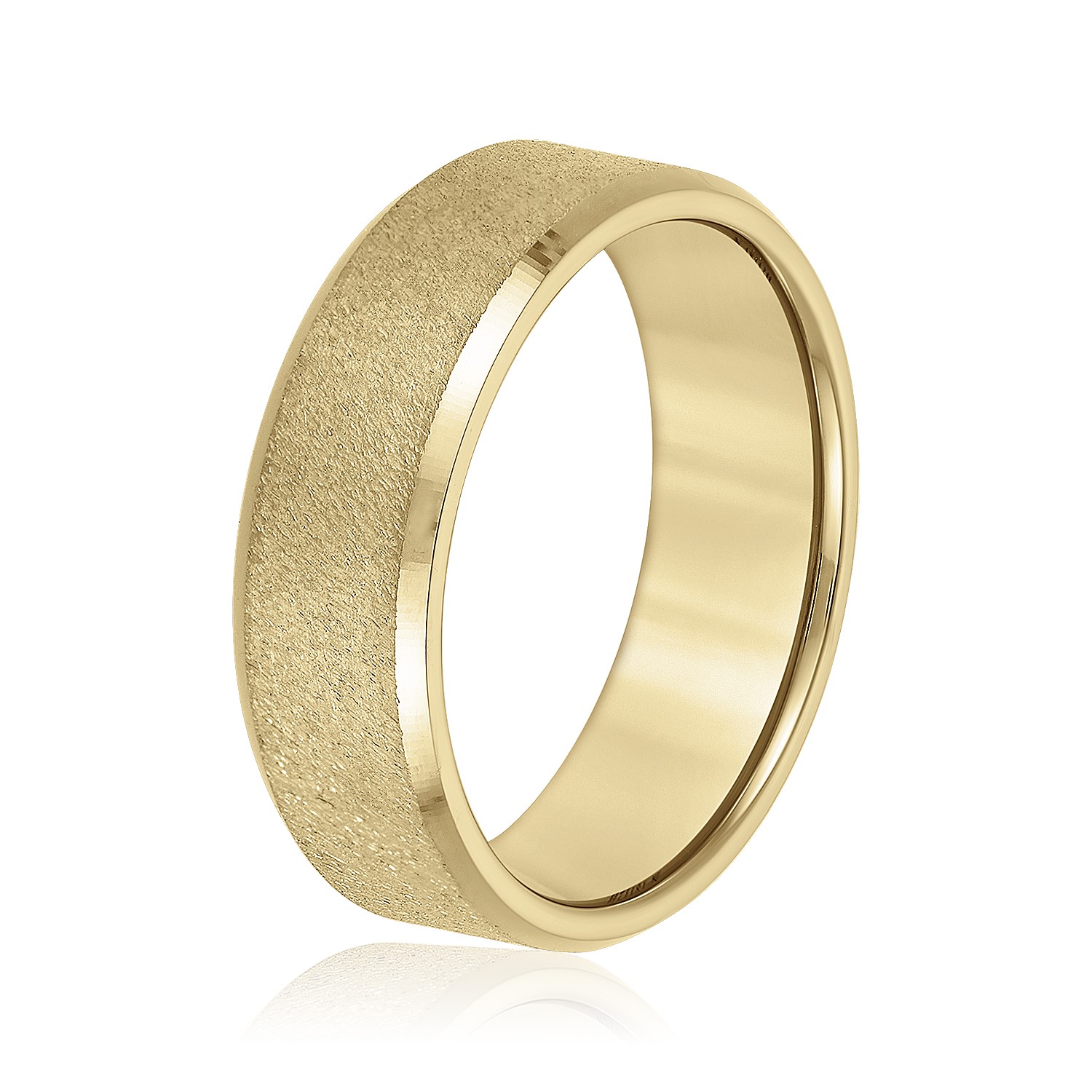  Mens Band Light 5MM Unknown Friendly Weight 10K yellow, white or rose gold - view 4