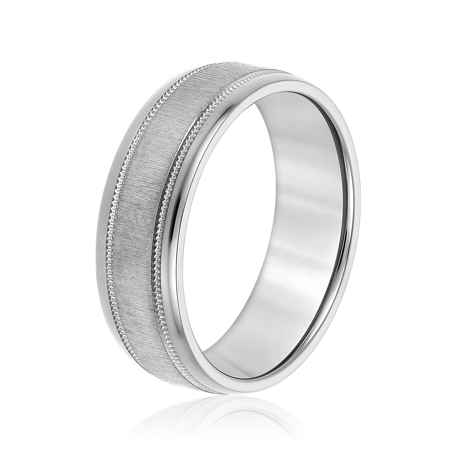  Mens Band Light 5MM Unknown Friendly Weight 10K yellow, white or rose gold - view 2