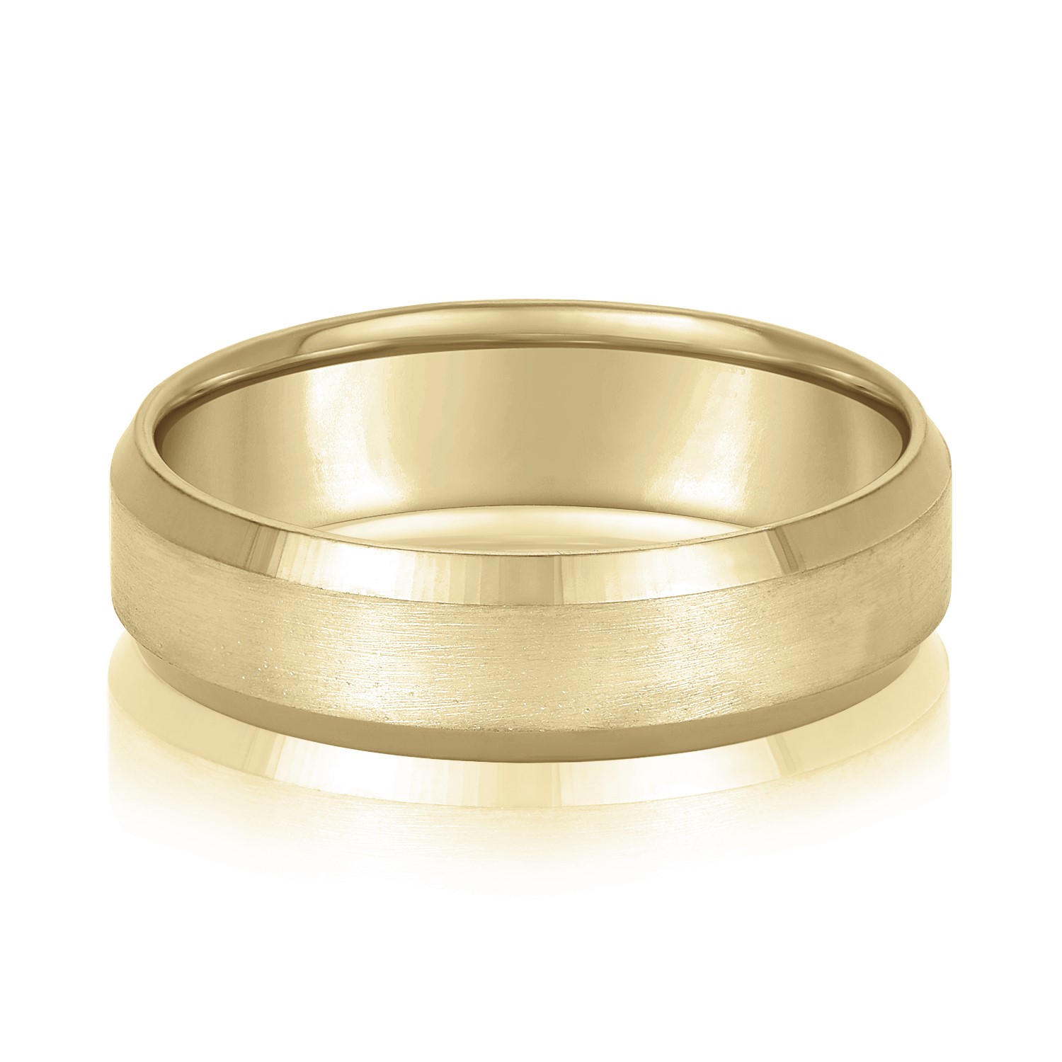  Mens Band Light 5MM Unknown Friendly Weight 10K yellow, white or rose gold - view 3