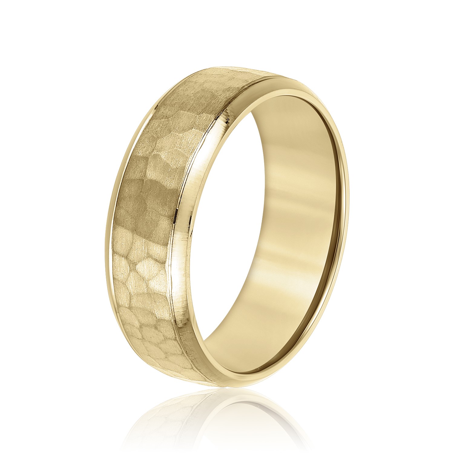  Mens Band Light 5MM Unknown Friendly Weight 10K yellow, white or rose gold - view 4