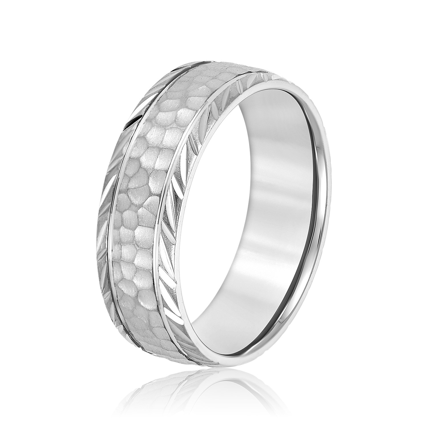  Mens Band Light 5MM Unknown Friendly Weight 10K yellow, white or rose gold - view 2