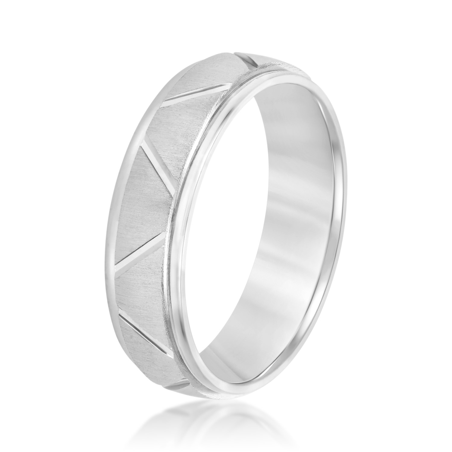  Mens Band Light 5MM Unknown Friendly Weight 10K yellow, white or rose gold - view 2