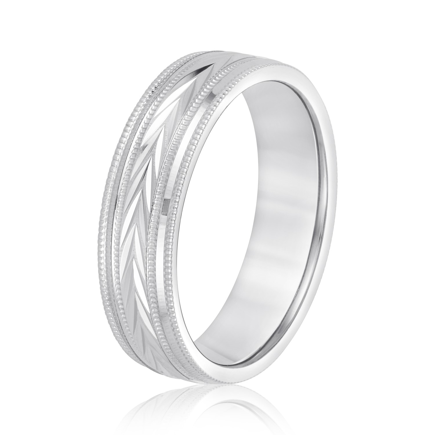  Mens Band Light 5MM Unknown Friendly Weight 10K yellow, white or rose gold - view 2