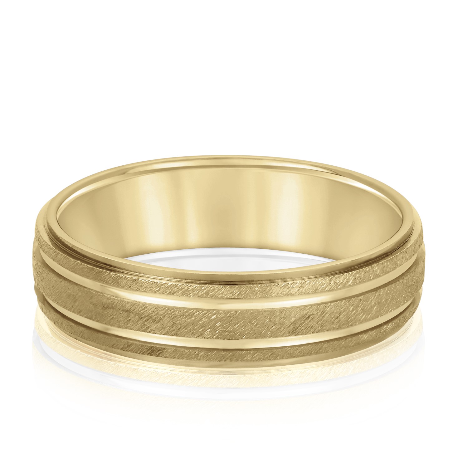  Mens Band Light 5MM Unknown Friendly Weight 10K yellow, white or rose gold - view 3