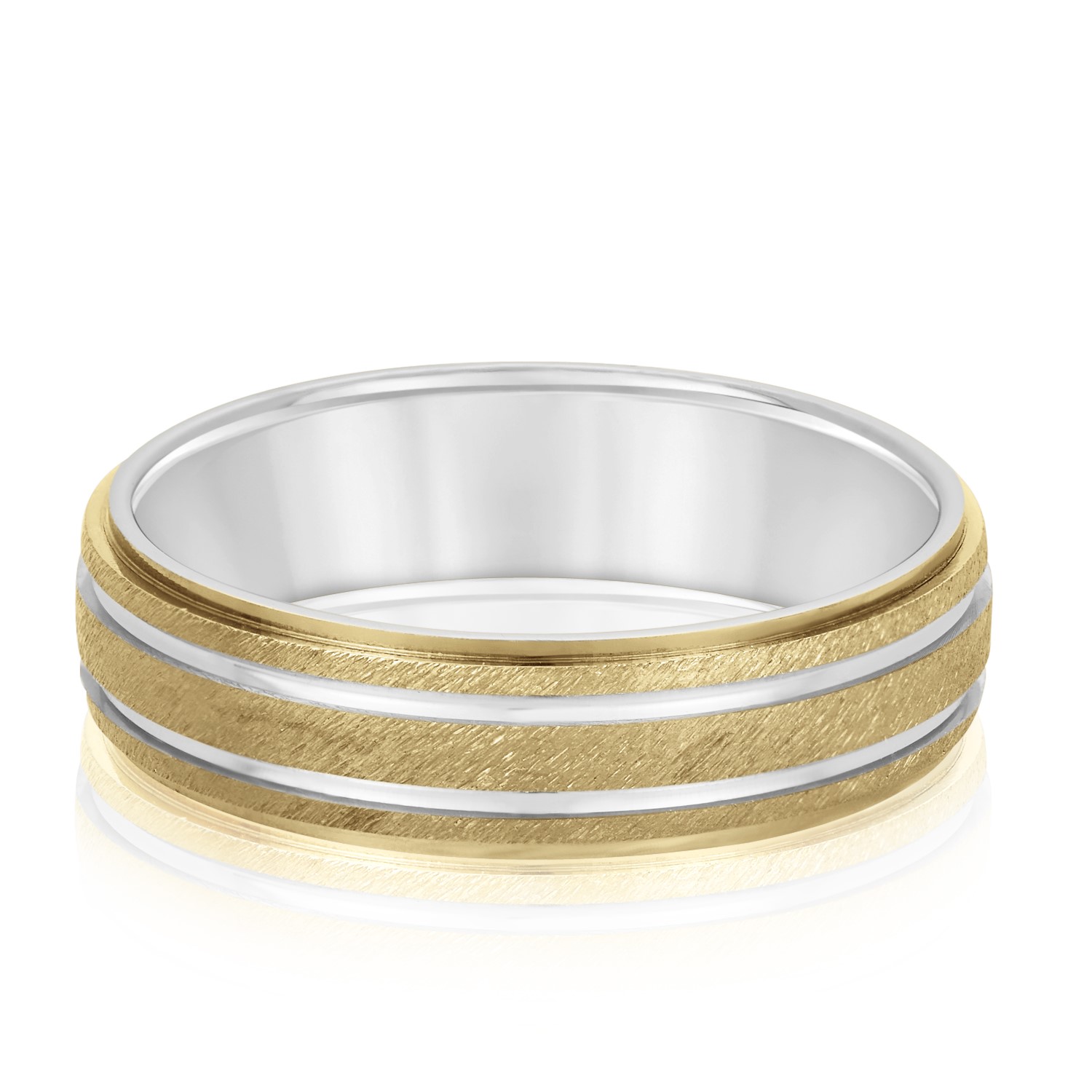  Mens Band Light 5MM Unknown Friendly Weight 10K yellow, white or rose gold - view 5