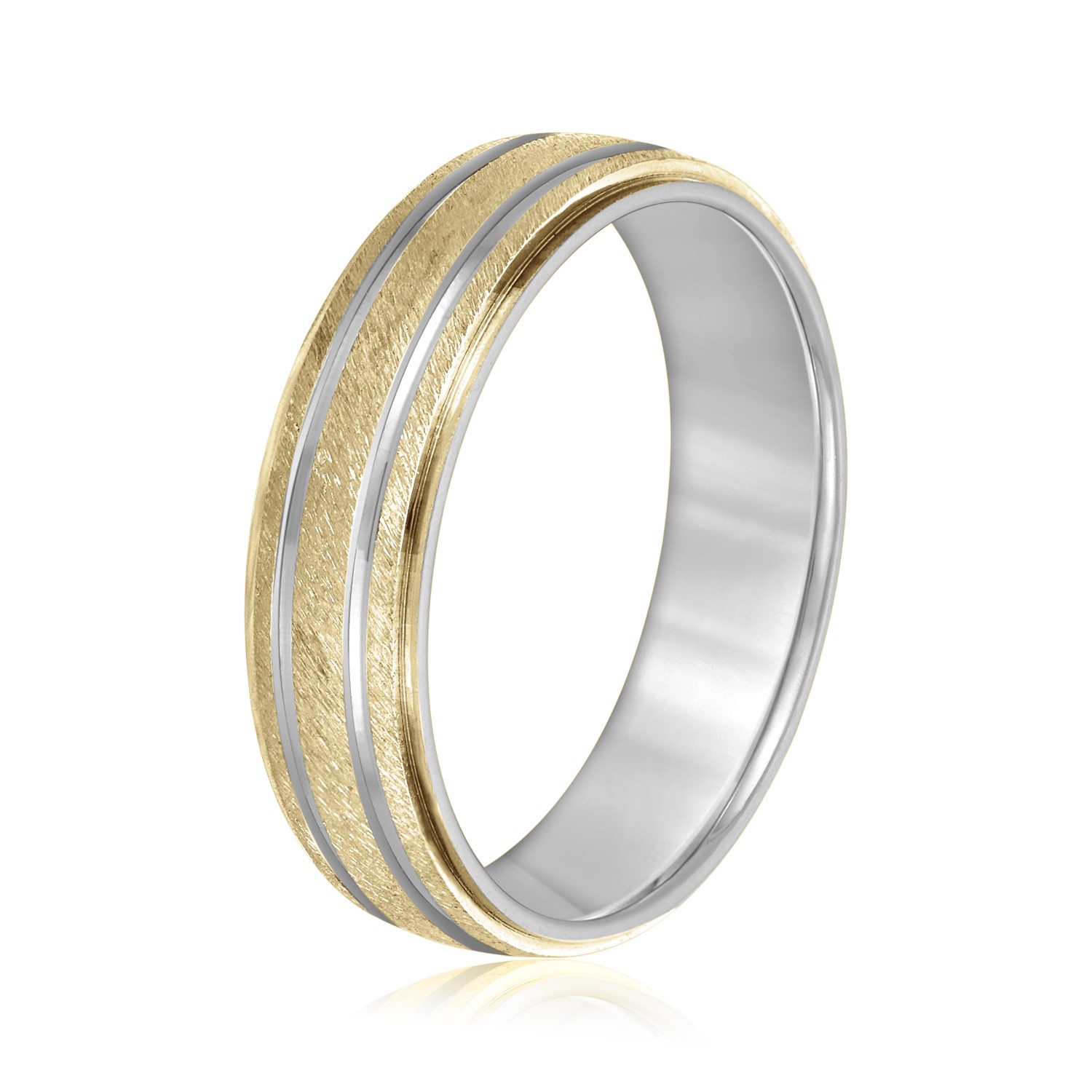  Mens Band Light 5MM Unknown Friendly Weight 10K yellow, white or rose gold - view 7