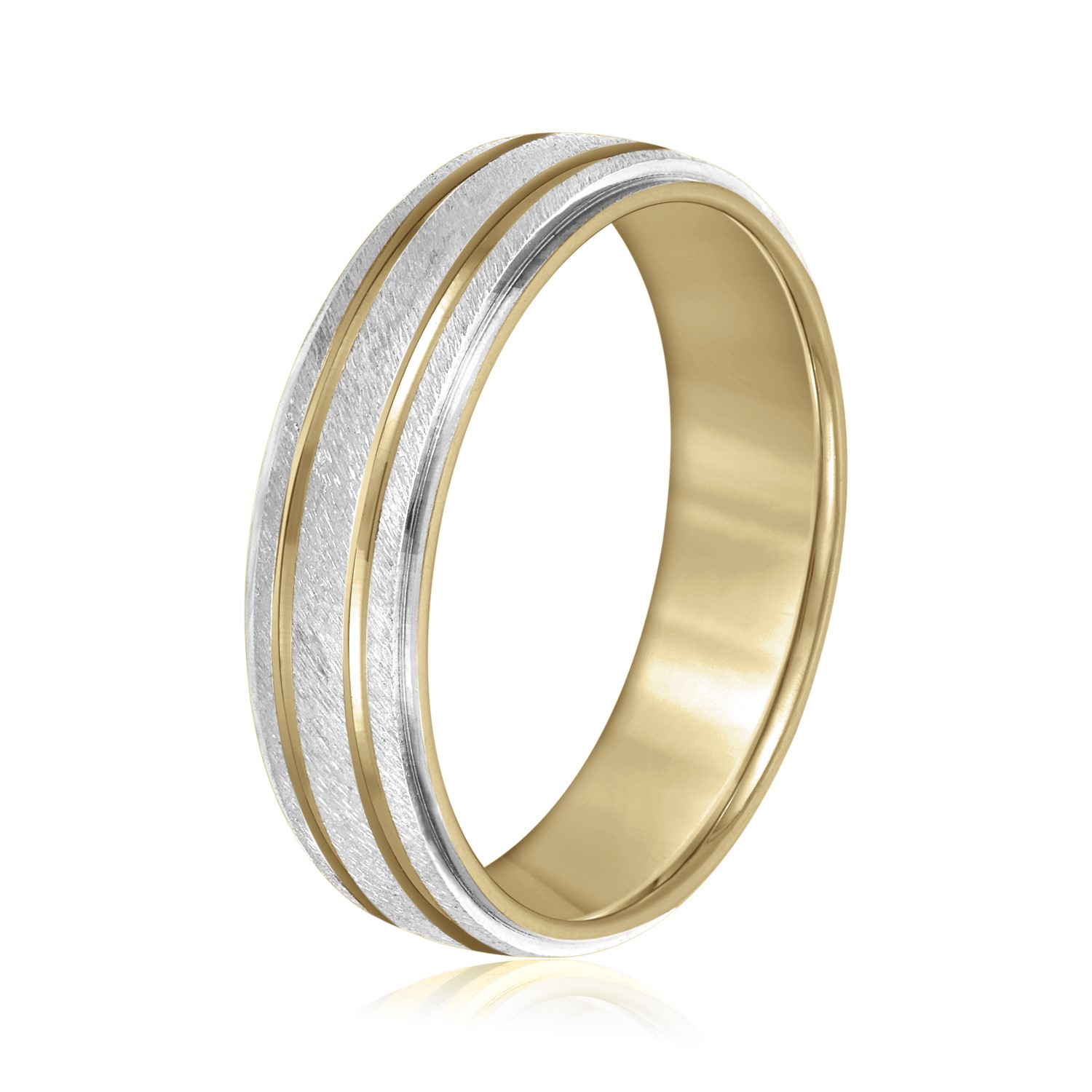  Mens Band Light 5MM Unknown Friendly Weight 10K yellow, white or rose gold - view 8