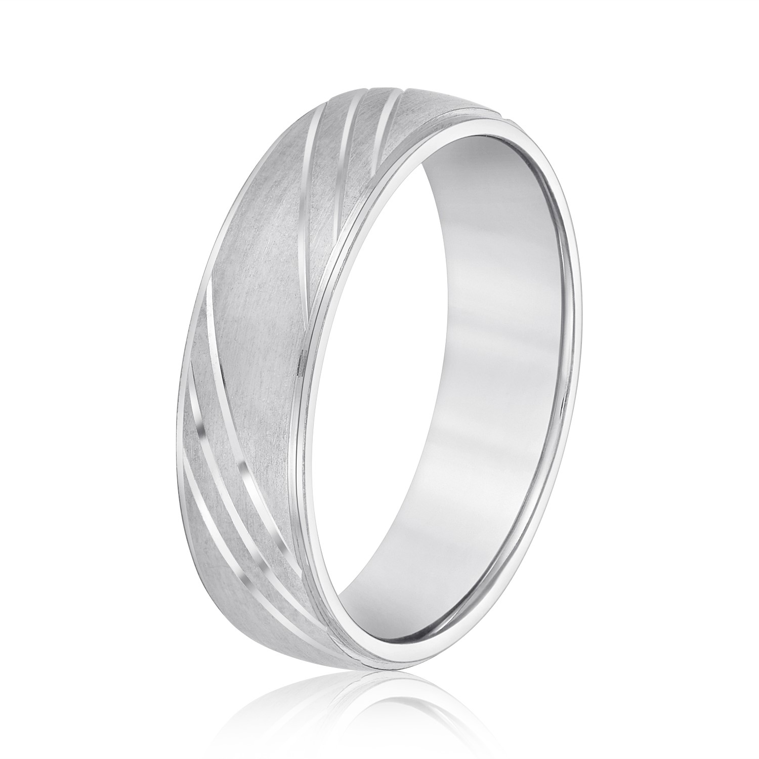  Mens Band Light 5MM Unknown Friendly Weight 10K yellow, white or rose gold - view 2