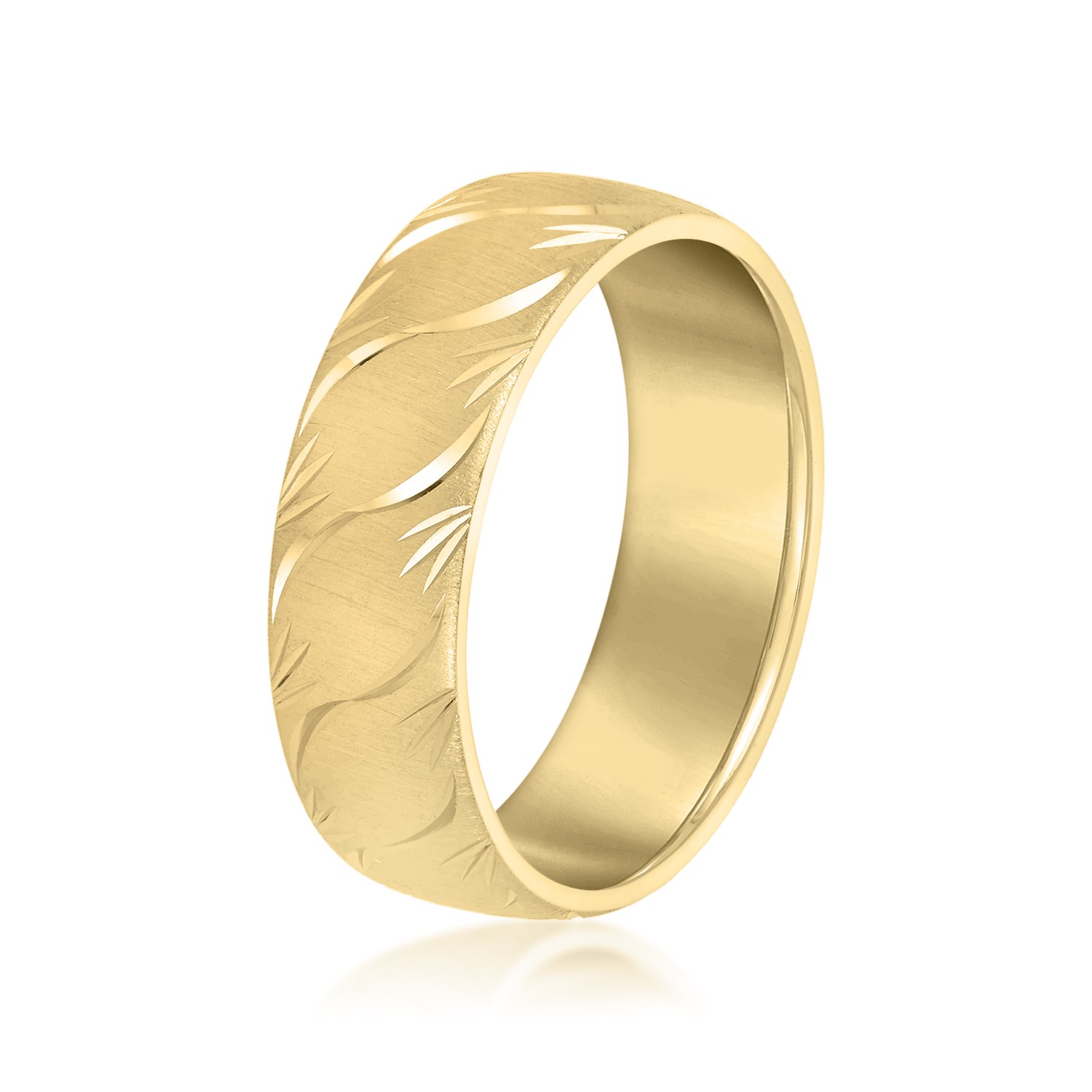 Mens Band Light 5MM Unknown Friendly Weight 10K yellow, white or rose gold - view 4