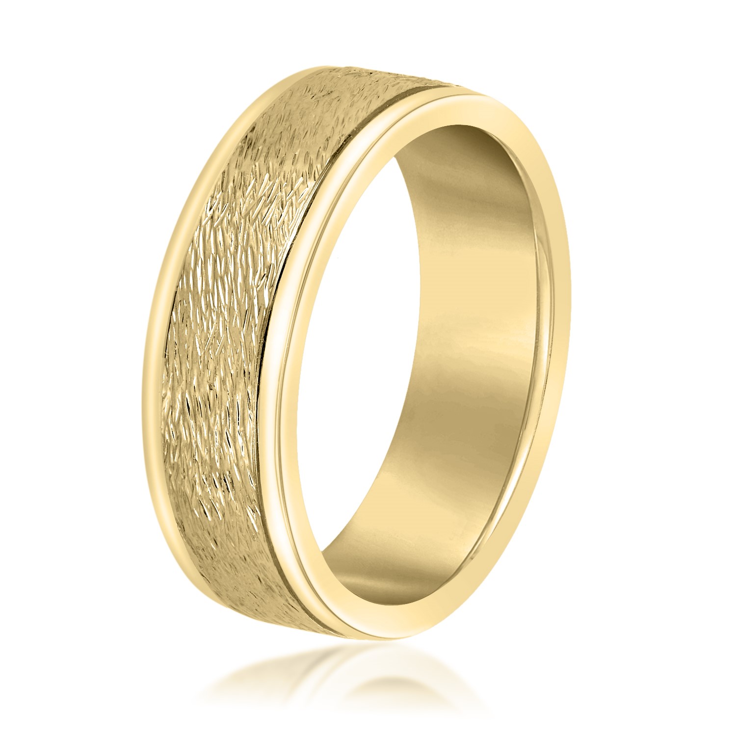  Mens Band Light 5MM Unknown Friendly Weight 10K yellow, white or rose gold - view 4