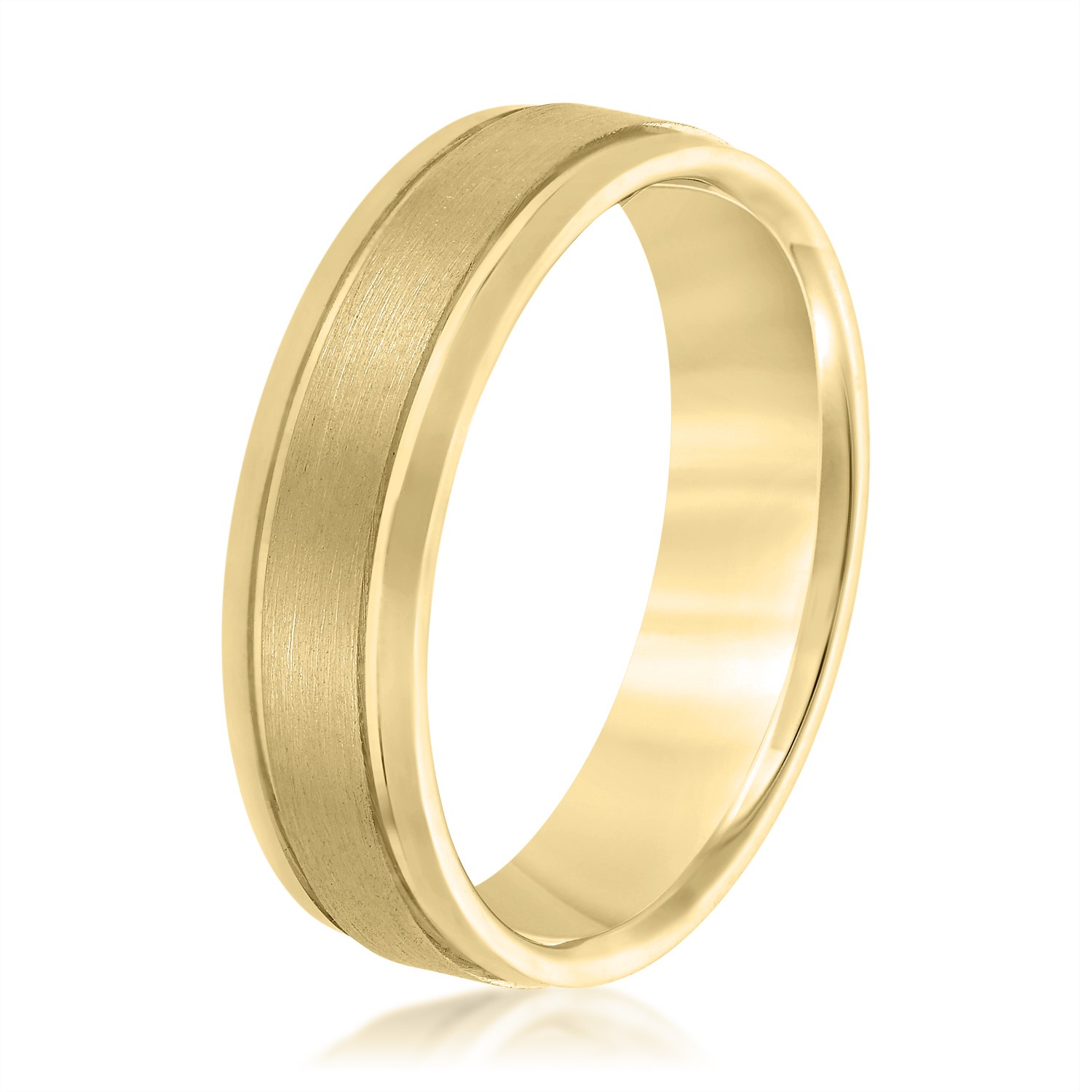  Mens Band Light 5MM Unknown Friendly Weight 10K yellow, white or rose gold - view 4