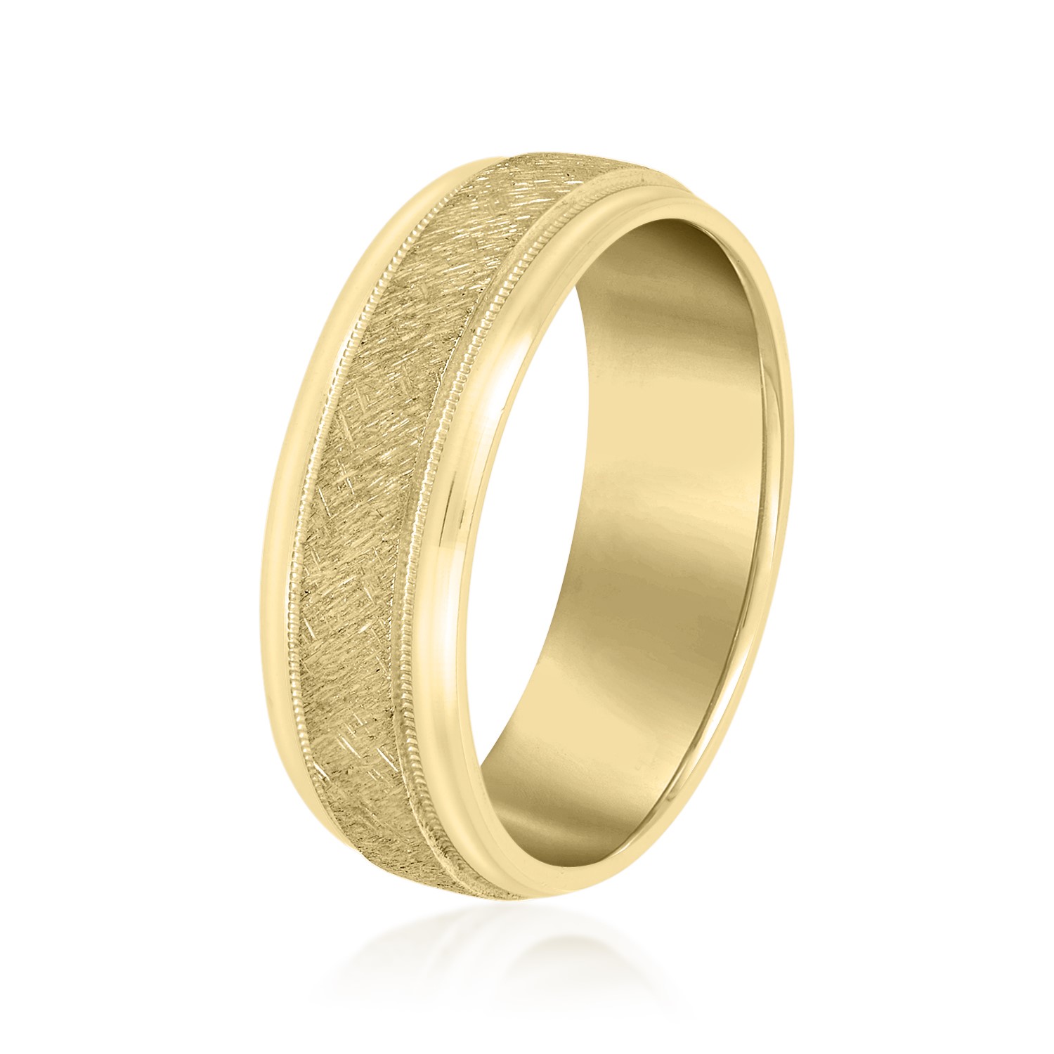  Mens Band Light 5MM Unknown Friendly Weight 10K yellow, white or rose gold - view 4