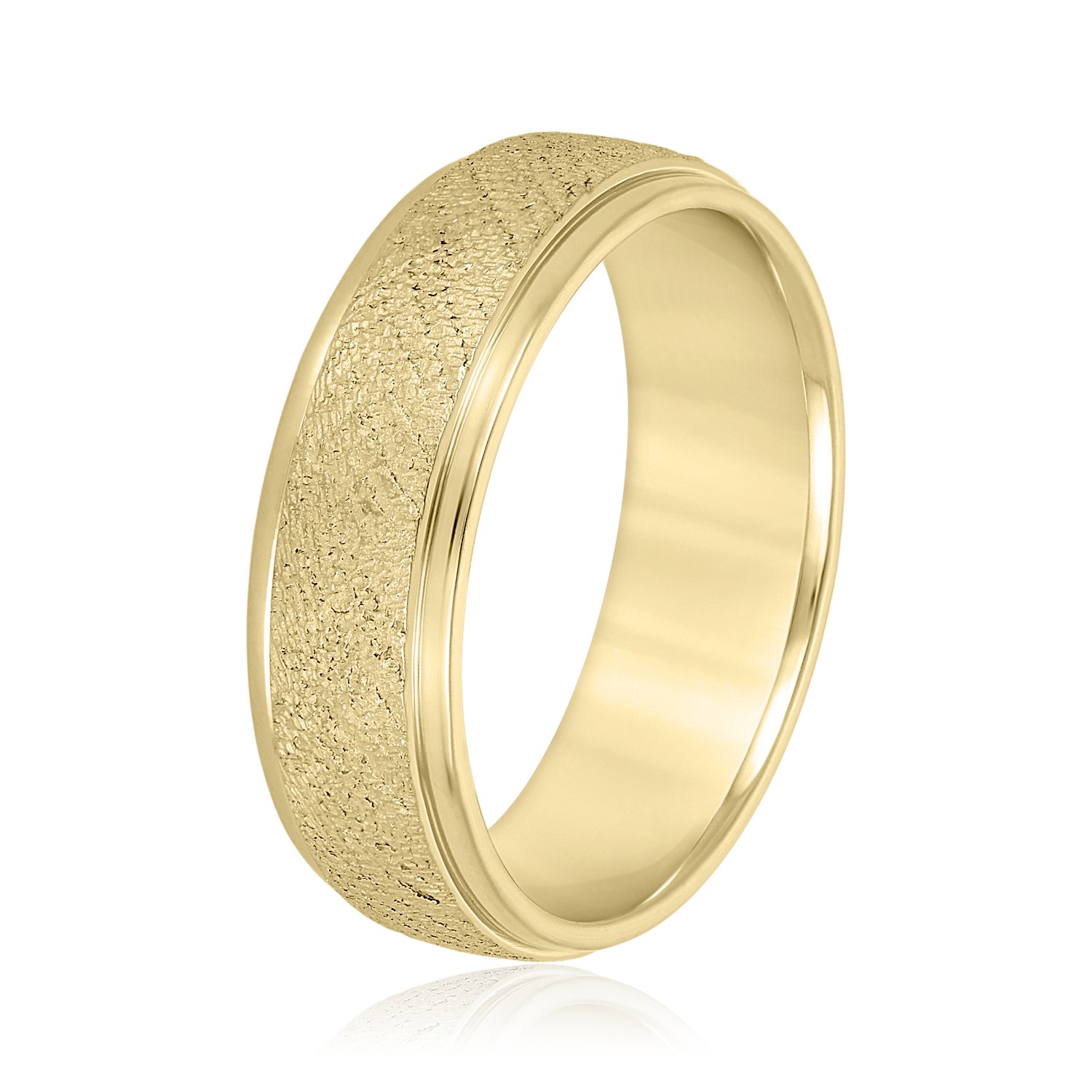 Mens Band Light 5MM Unknown Friendly Weight 10K yellow, white or rose gold - view 4