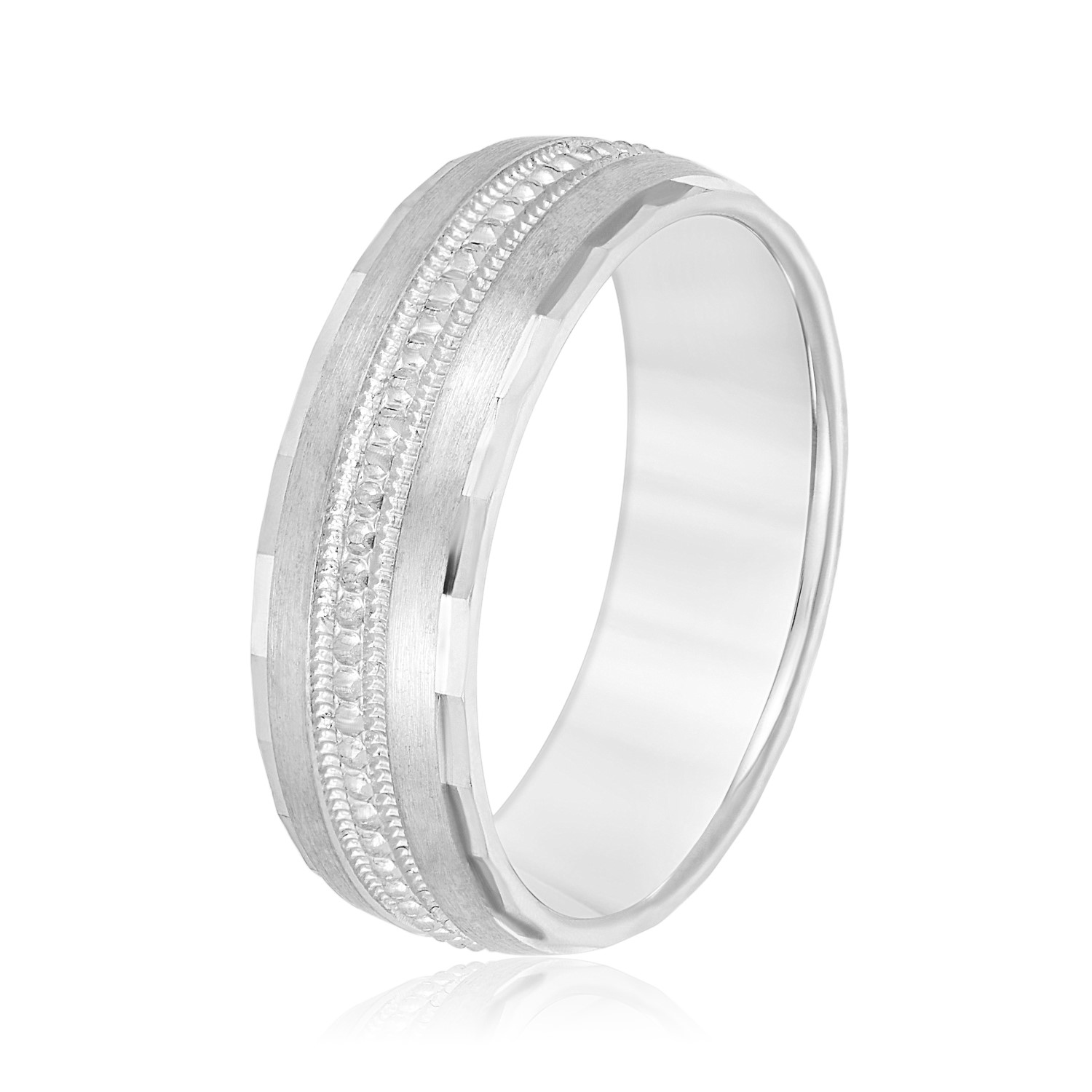  Mens Band Light 5MM Unknown Friendly Weight 10K yellow, white or rose gold - view 2