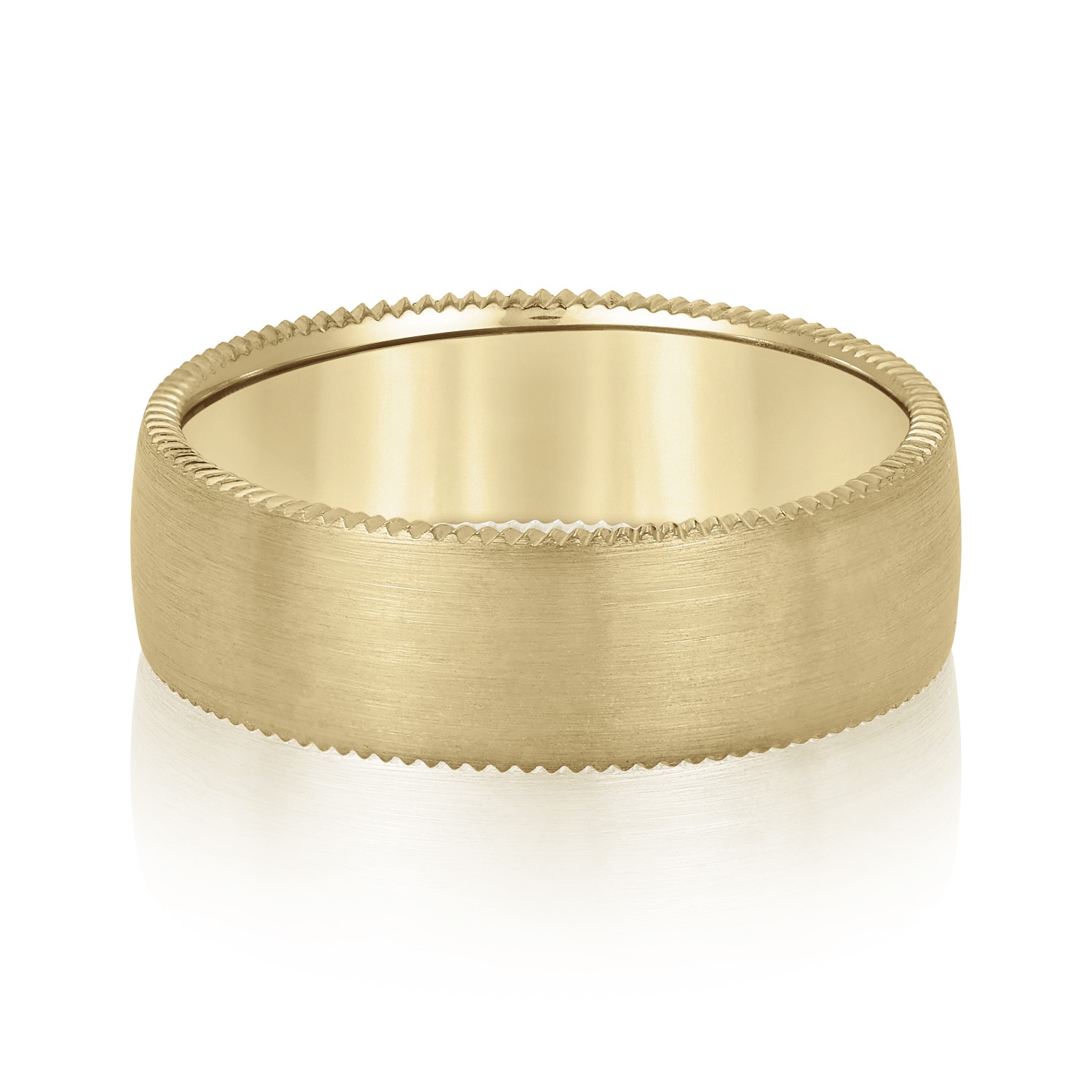  Mens Band Light 5MM Unknown Friendly Weight 10K yellow, white or rose gold - view 3