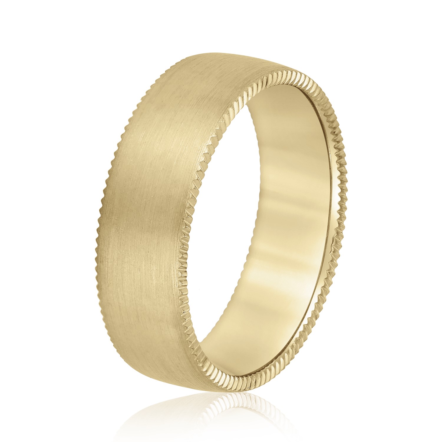  Mens Band Light 5MM Unknown Friendly Weight 10K yellow, white or rose gold - view 4