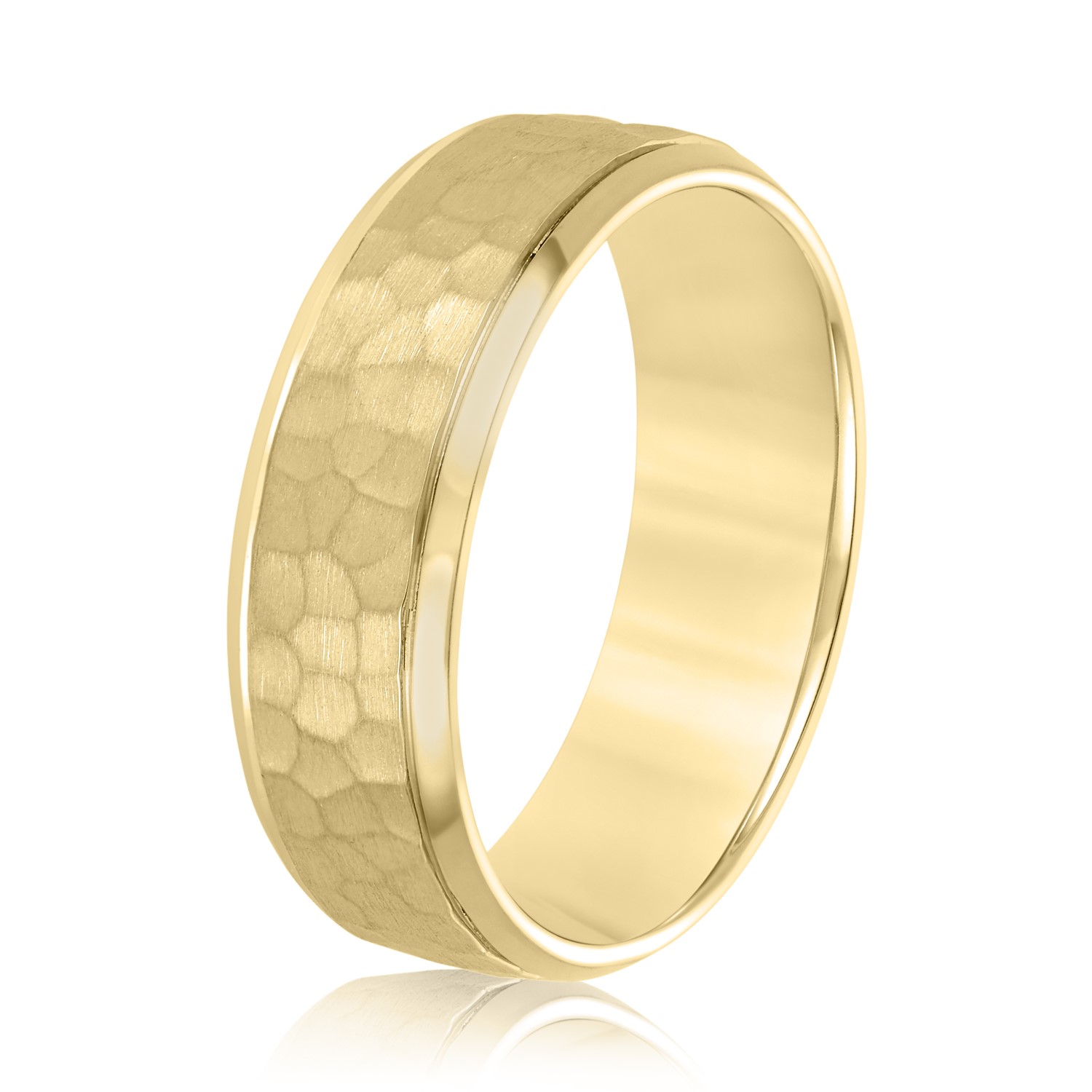  Mens Band Light 5MM Unknown Friendly Weight 10K yellow, white or rose gold - view 4
