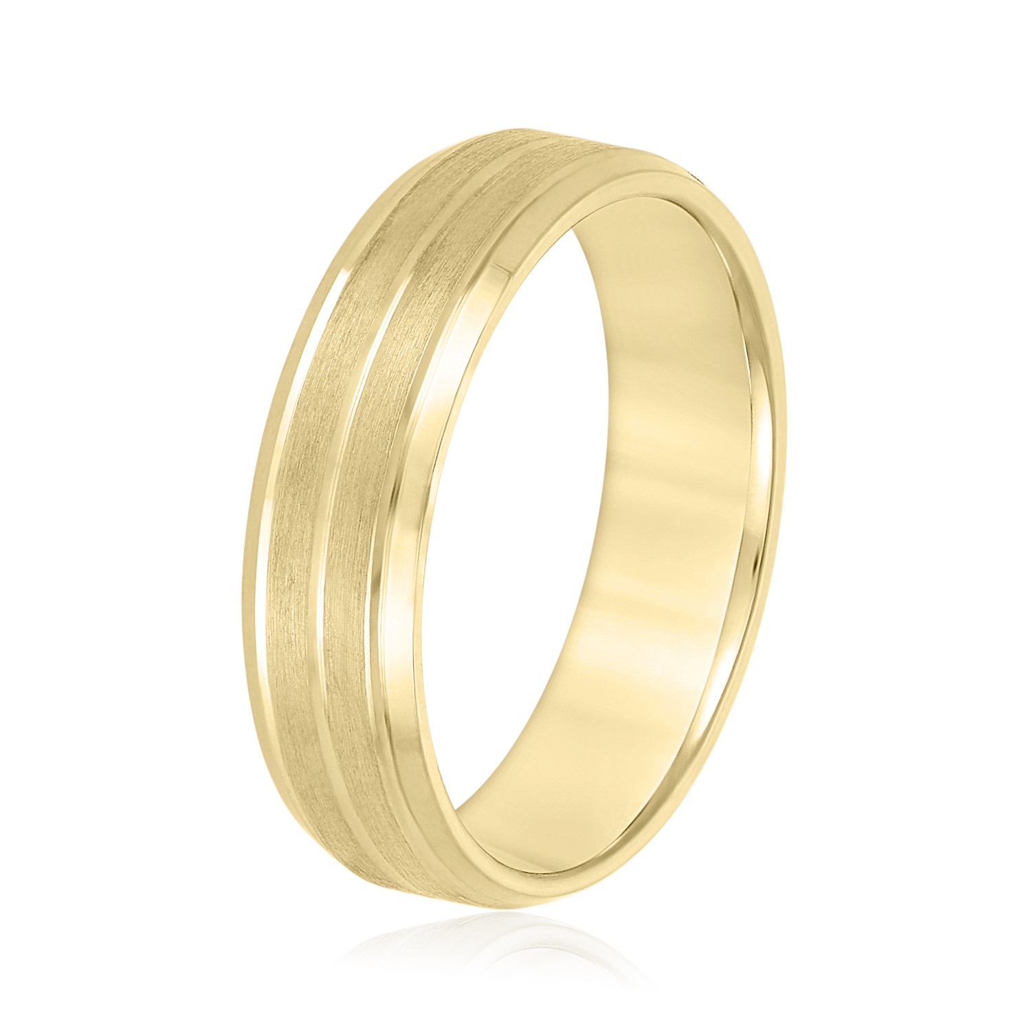  Mens Band Light 5MM Unknown Friendly Weight 10K yellow, white or rose gold - view 4
