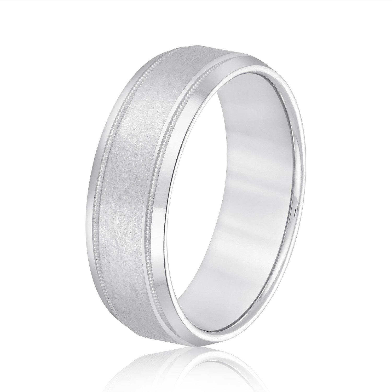  Mens Band Light 5MM Unknown Friendly Weight 10K yellow, white or rose gold - view 2