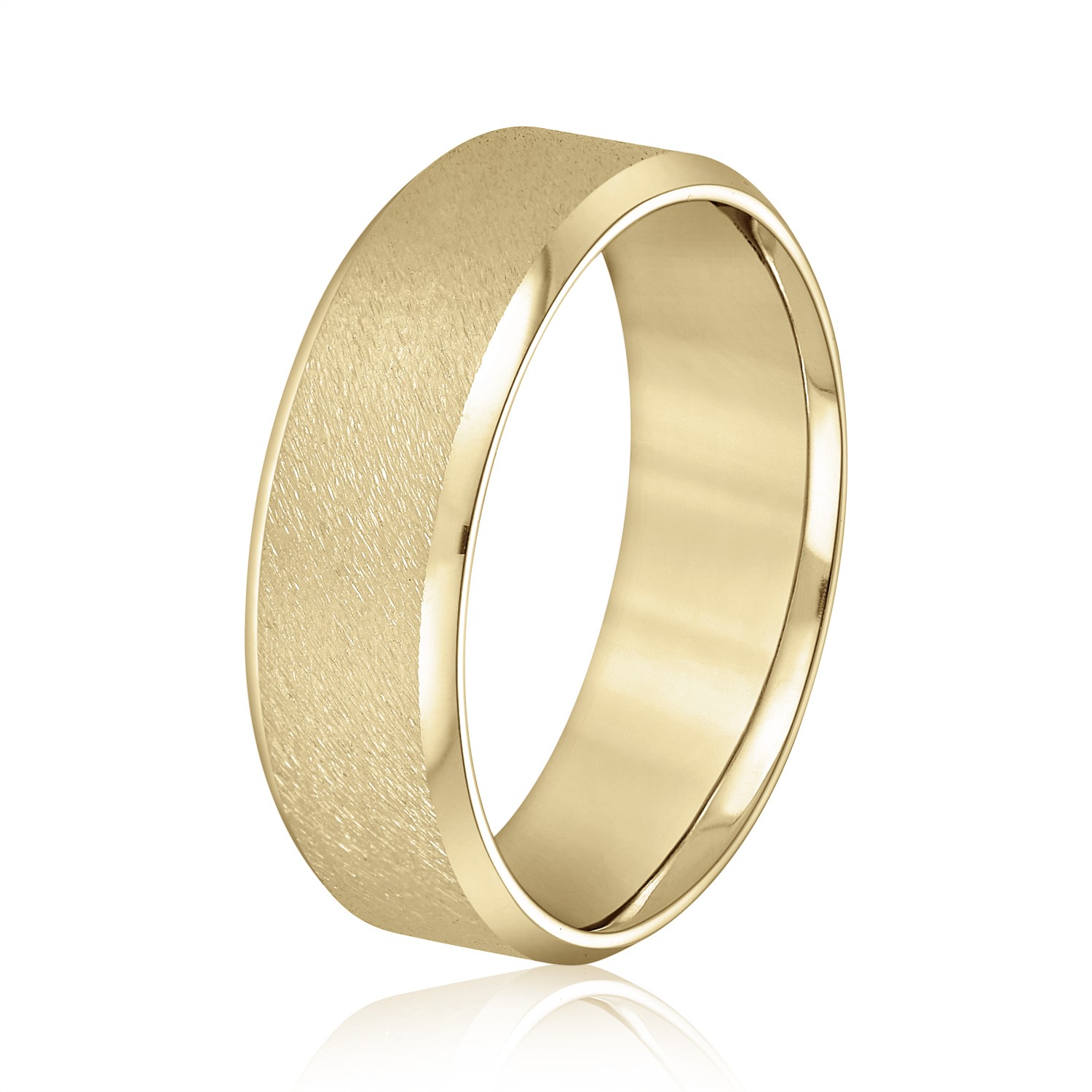  Mens Band Light 5MM Unknown Friendly Weight 10K yellow, white or rose gold - view 4