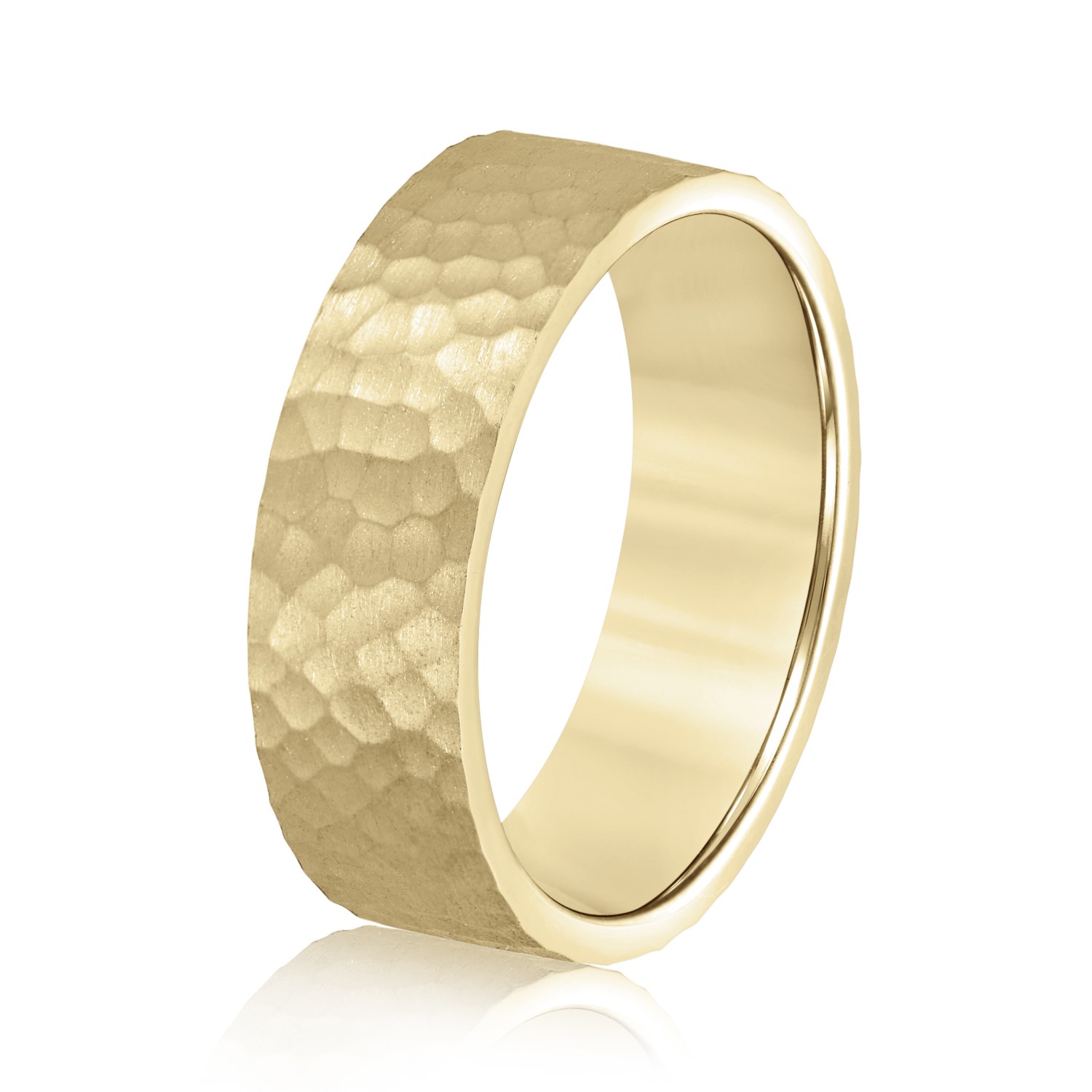  Mens Band Light 5MM Unknown Friendly Weight 10K yellow, white or rose gold - view 4