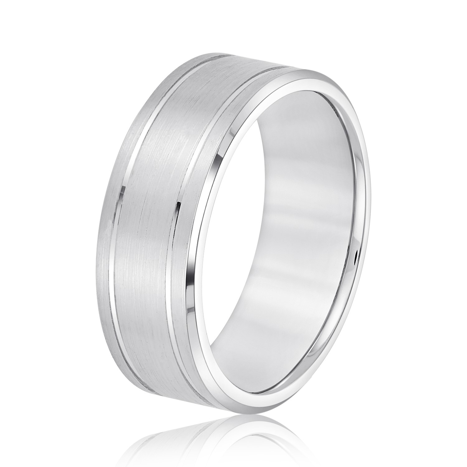  Mens Band Light 5MM Unknown Friendly Weight 10K yellow, white or rose gold - view 2