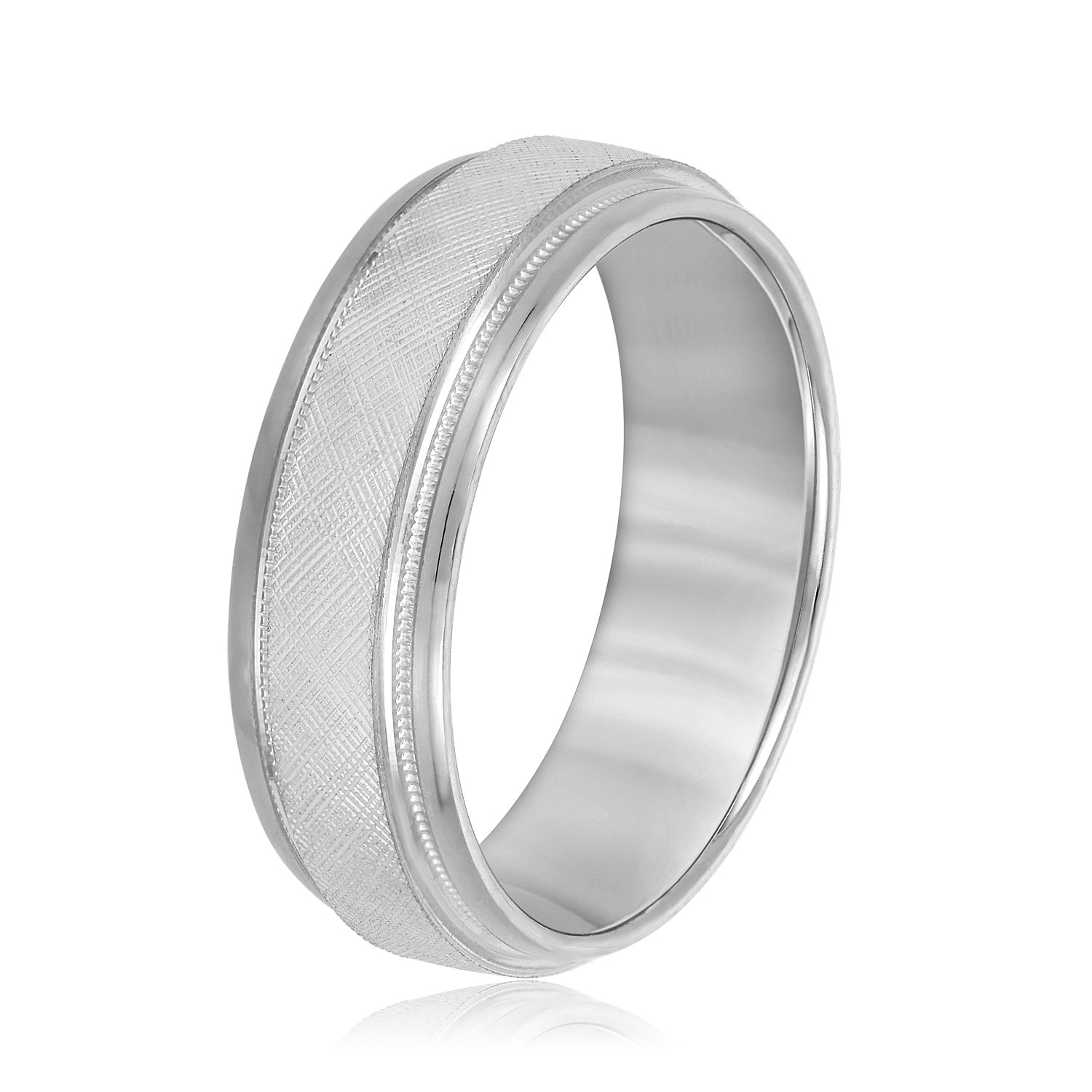  Mens Band Light 5MM Unknown Friendly Weight 10K yellow, white or two-tone gold - view 2
