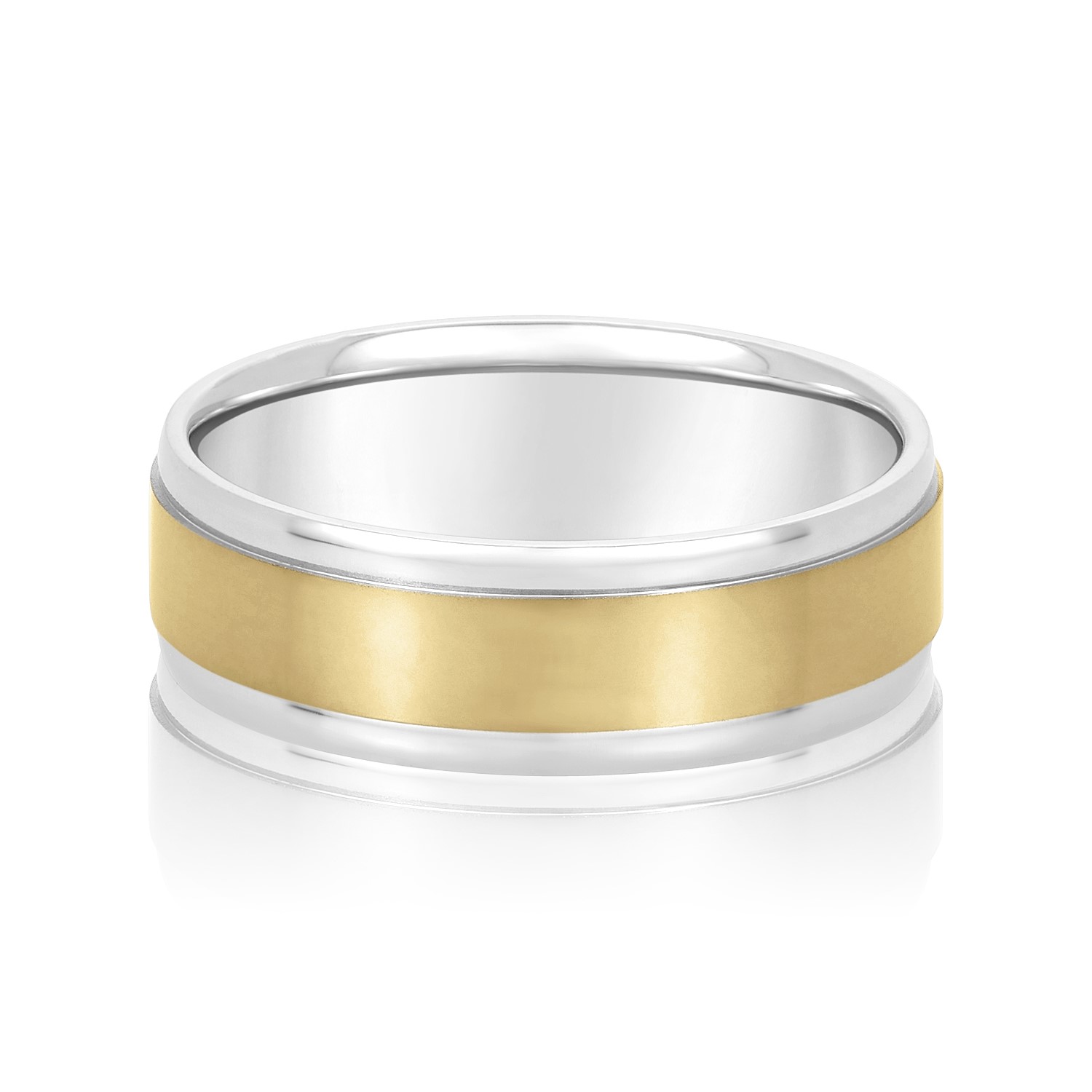  Mens Band Light 5MM Unknown Friendly Weight 10K yellow, white or two-tone gold - view 5