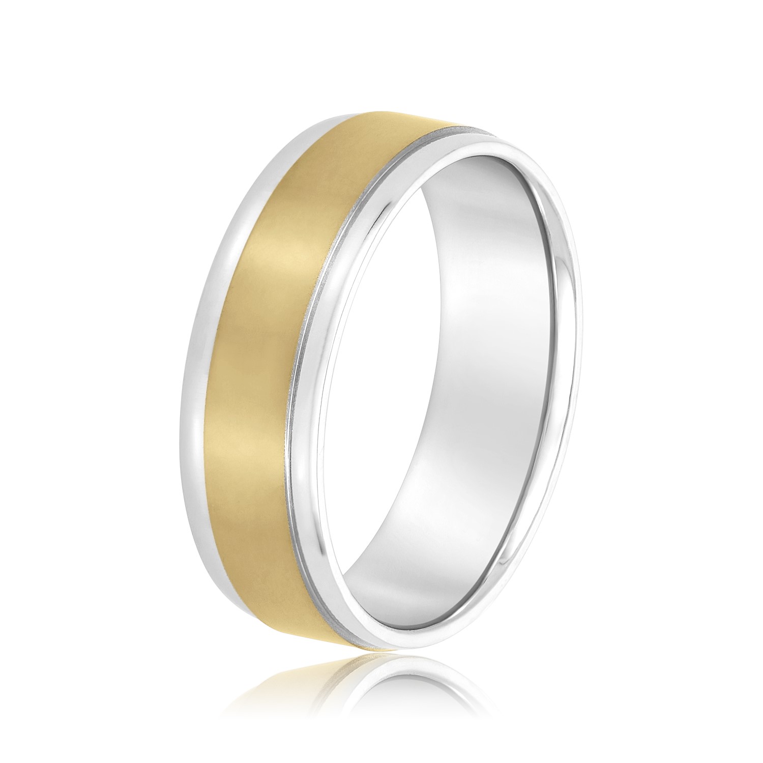  Mens Band Light 5MM Unknown Friendly Weight 10K yellow, white or two-tone gold - view 7