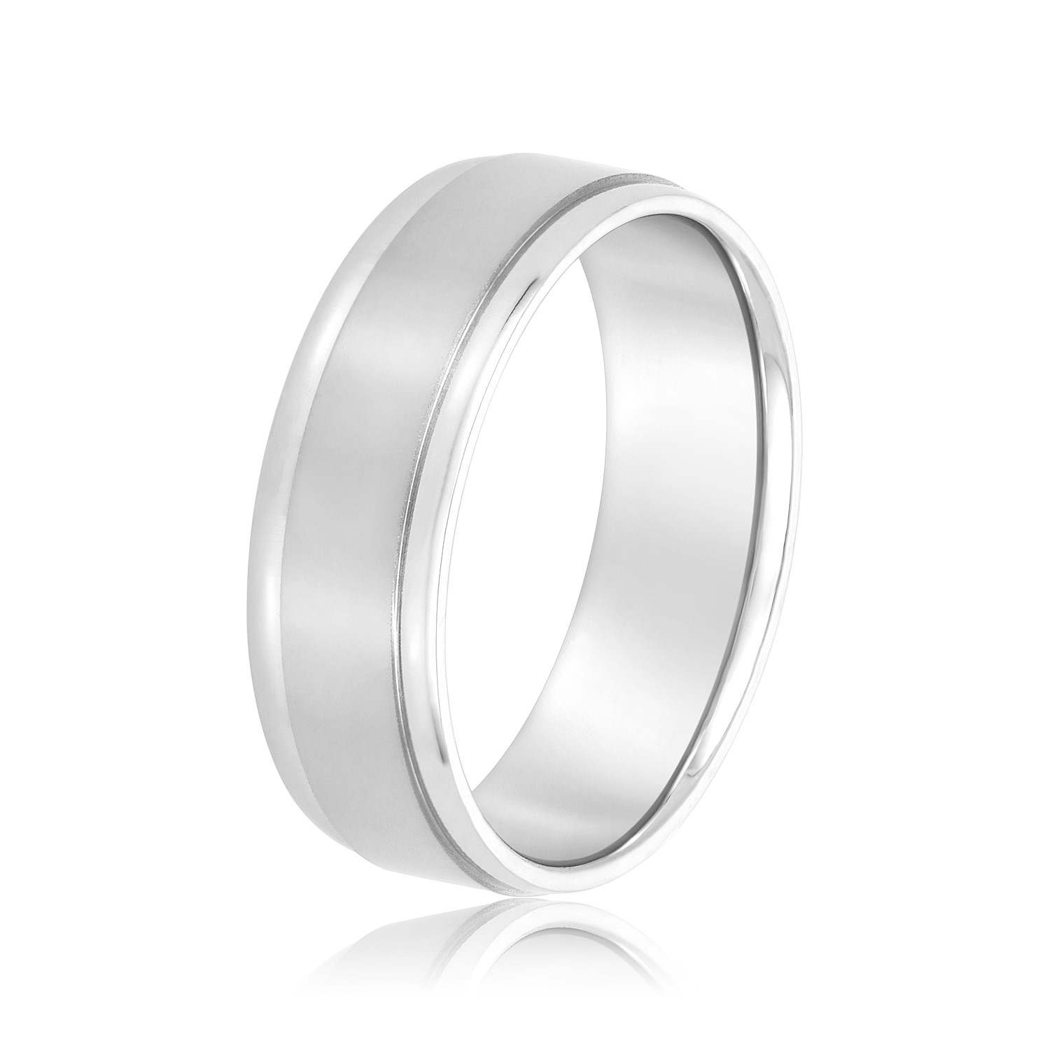  Mens Band Light 5MM Unknown Friendly Weight 10K yellow, white or two-tone gold - view 2