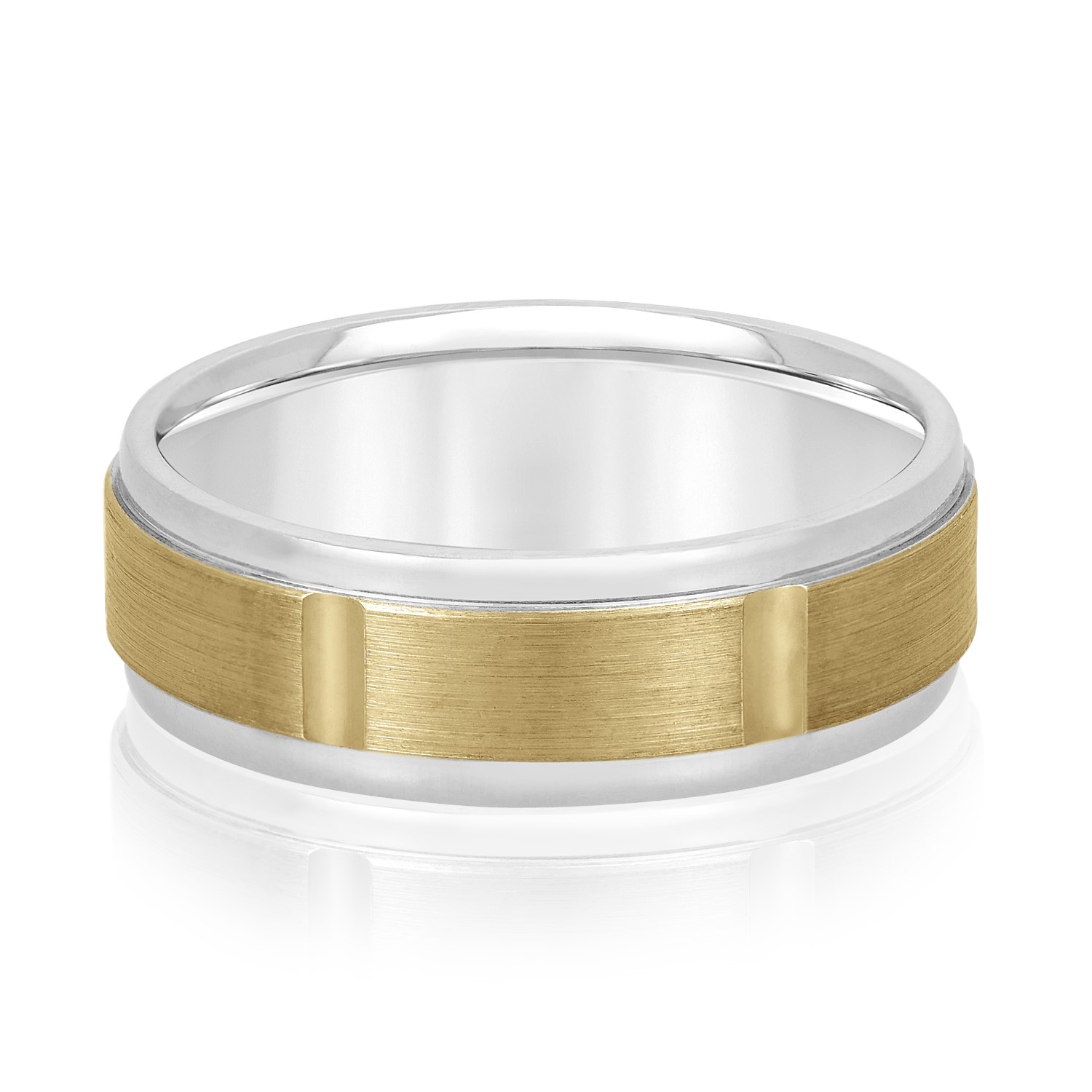  Mens Band Light 5MM Unknown Friendly Weight 10K yellow, white, two-tone or rose gold - view 5