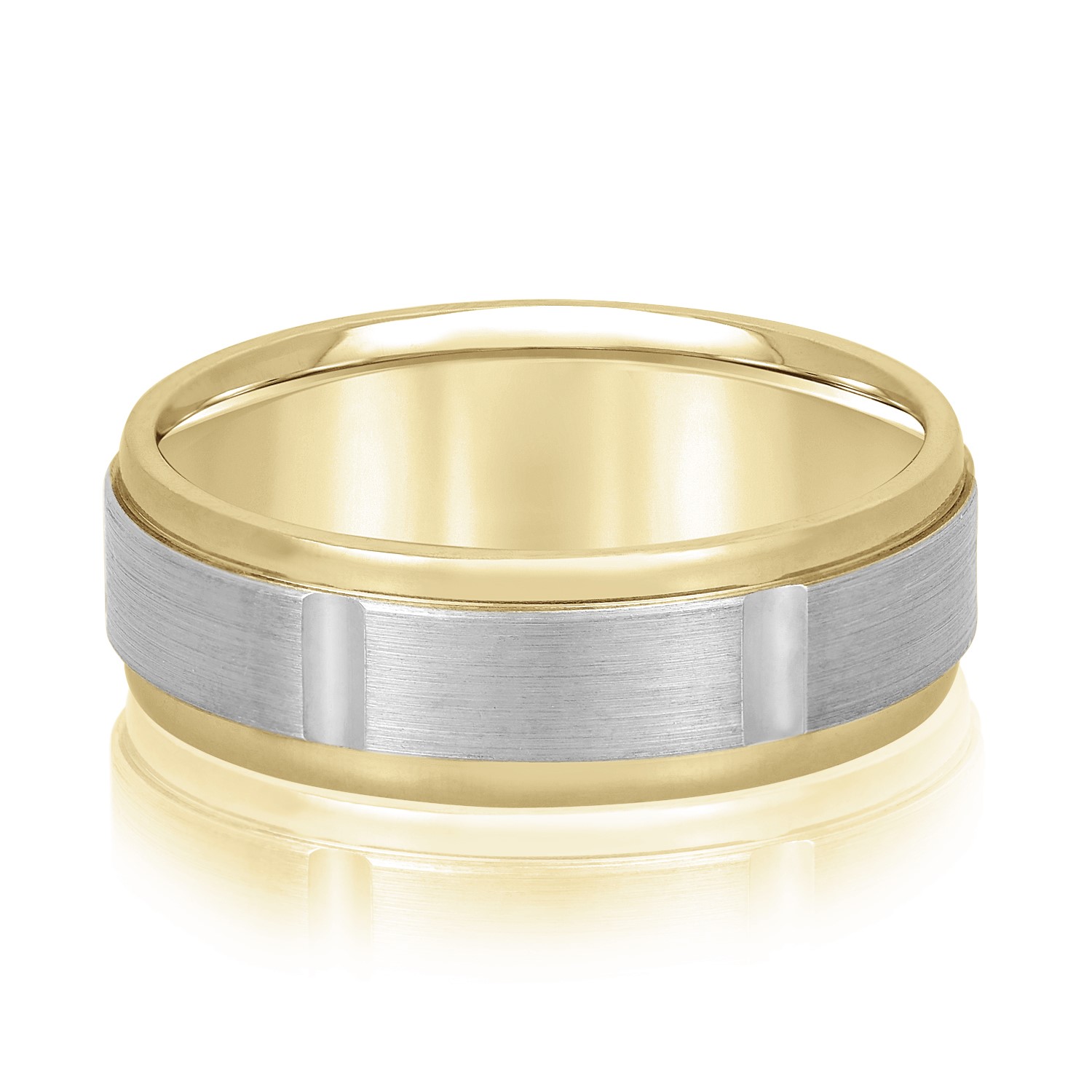  Mens Band Light 5MM Unknown Friendly Weight 10K yellow, white, two-tone or rose gold - view 6