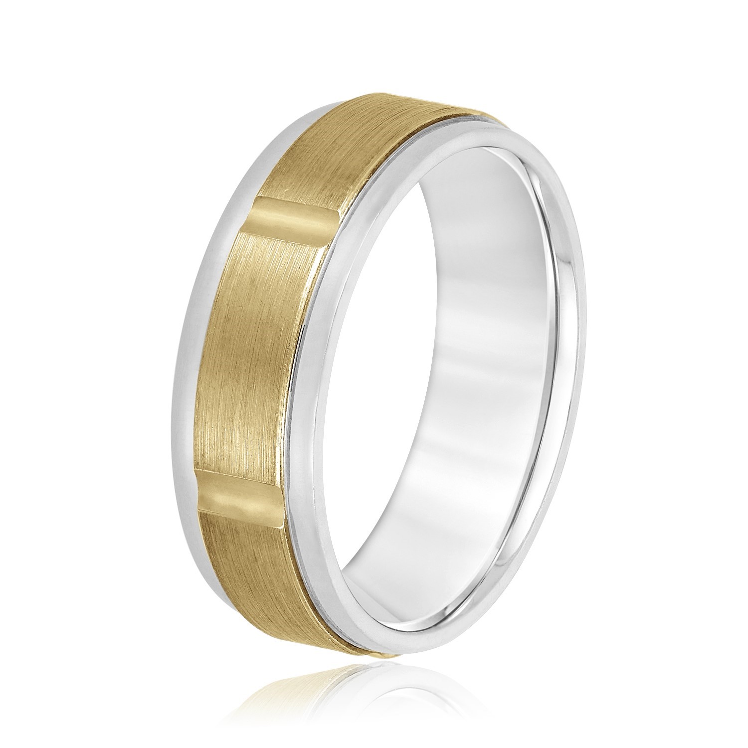  Mens Band Light 5MM Unknown Friendly Weight 10K yellow, white, two-tone or rose gold - view 7