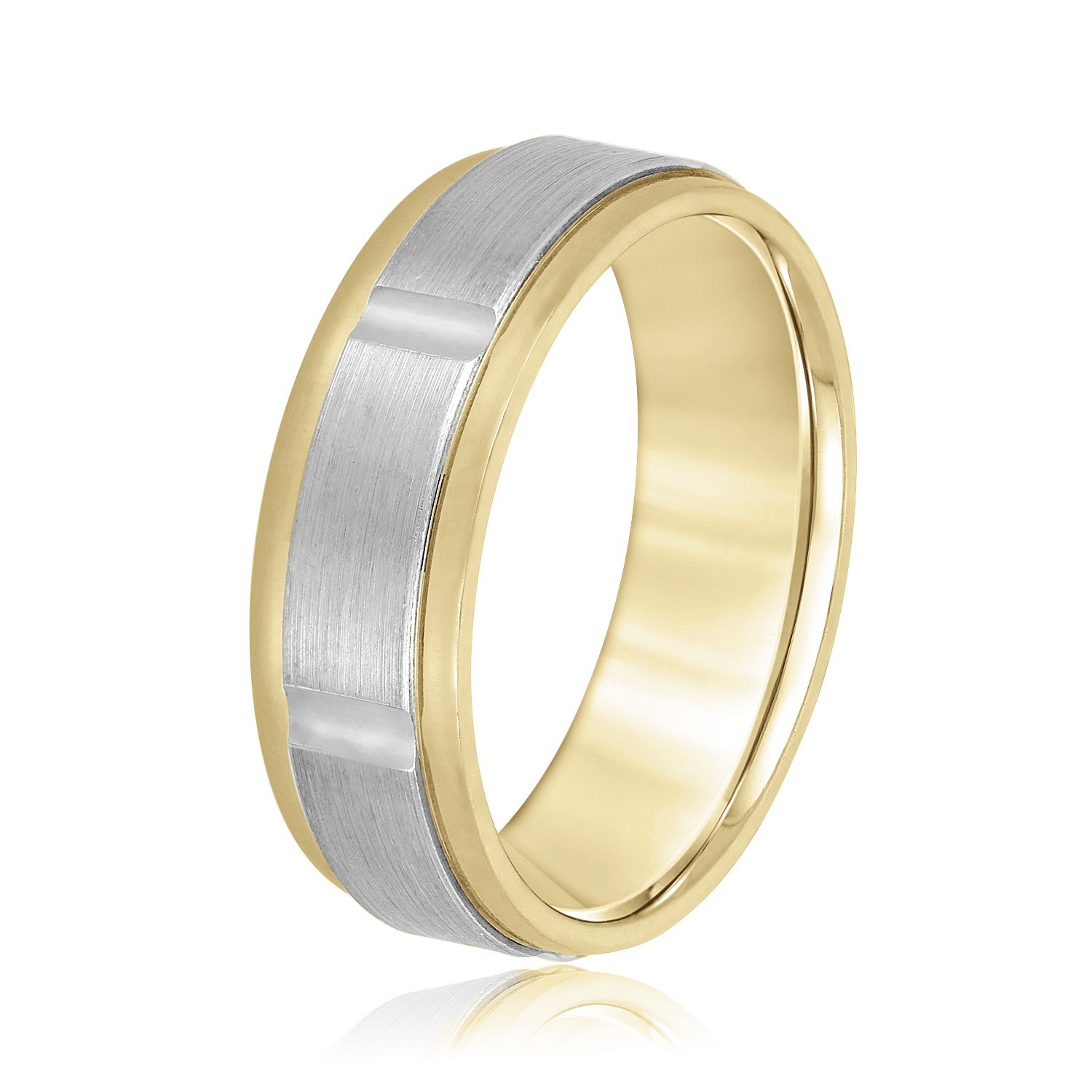  Mens Band Light 5MM Unknown Friendly Weight 10K yellow, white, two-tone or rose gold - view 8