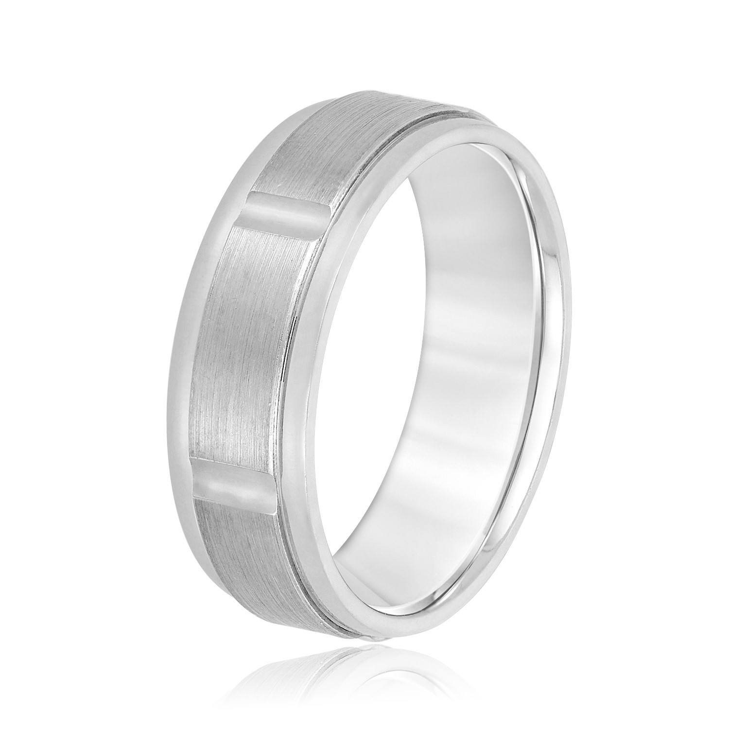  Mens Band Light 5MM Unknown Friendly Weight 10K yellow, white, two-tone or rose gold - view 2
