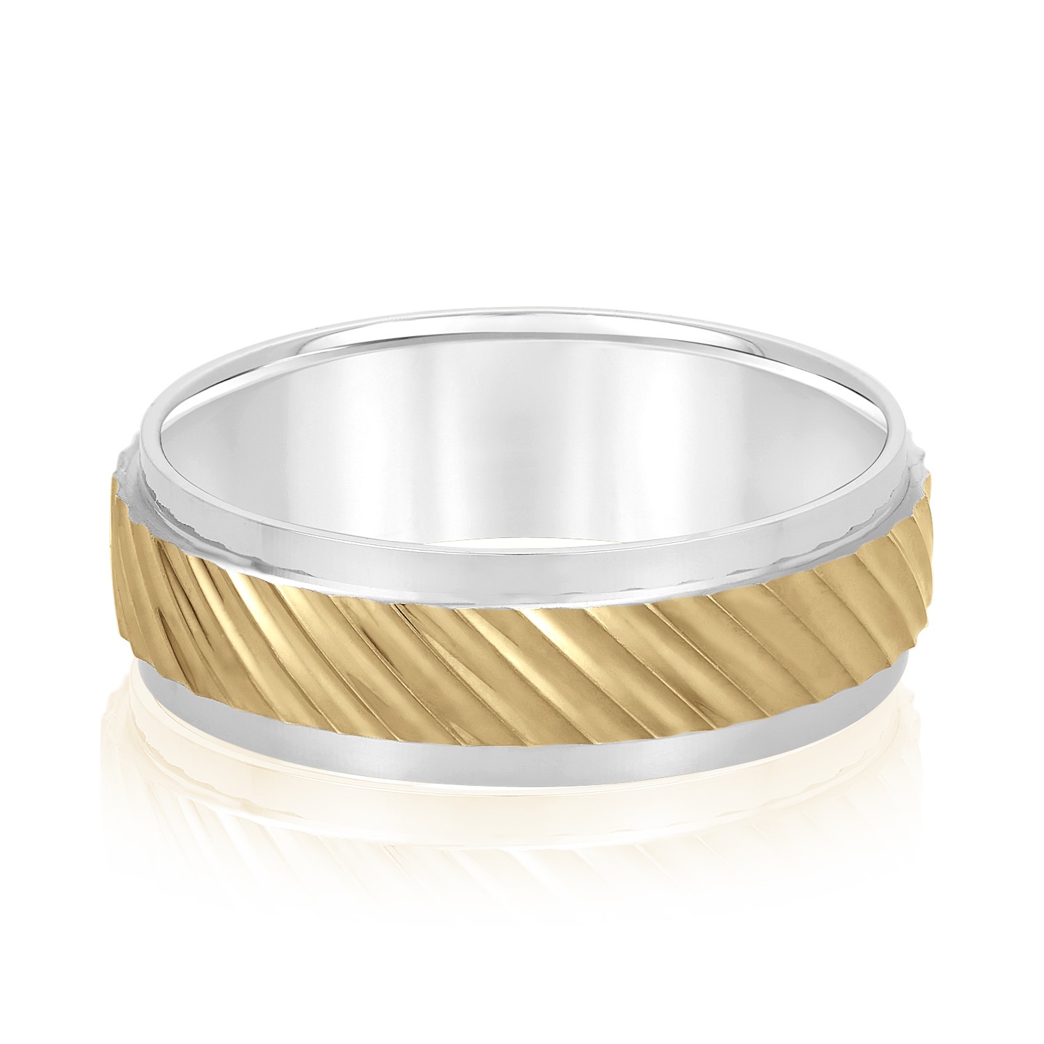  Mens Band Light 5MM Unknown Friendly Weight 10K yellow, white or rose gold - view 5