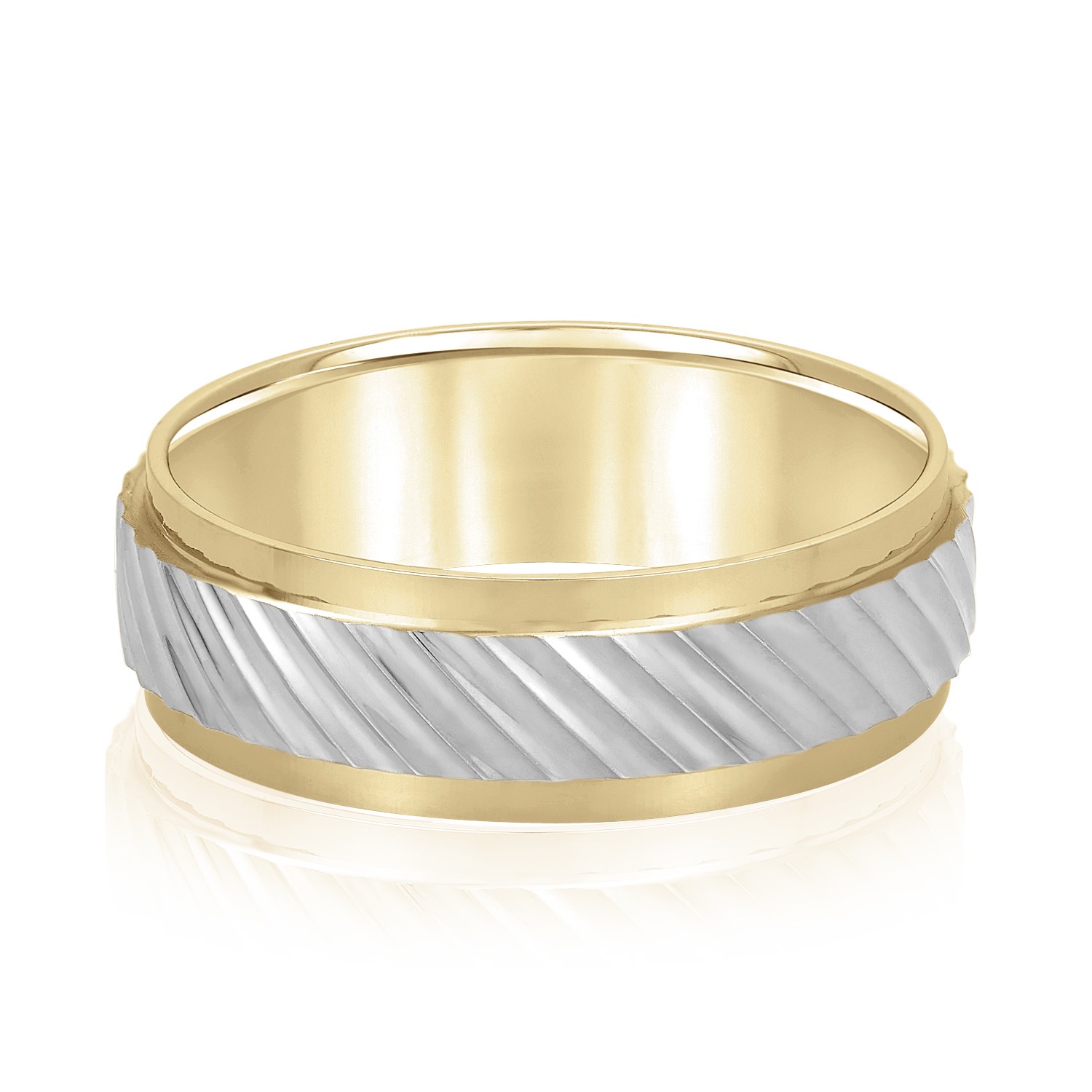  Mens Band Light 5MM Unknown Friendly Weight 10K yellow, white or rose gold - view 6