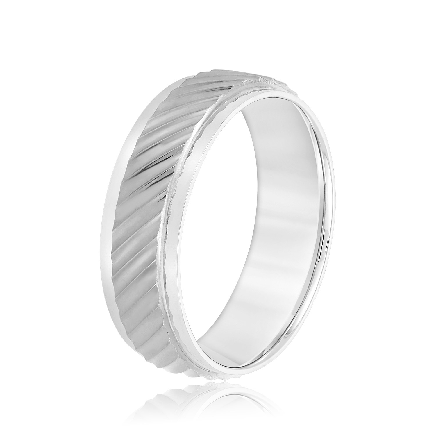  Mens Band Light 5MM Unknown Friendly Weight 10K yellow, white or rose gold - view 2