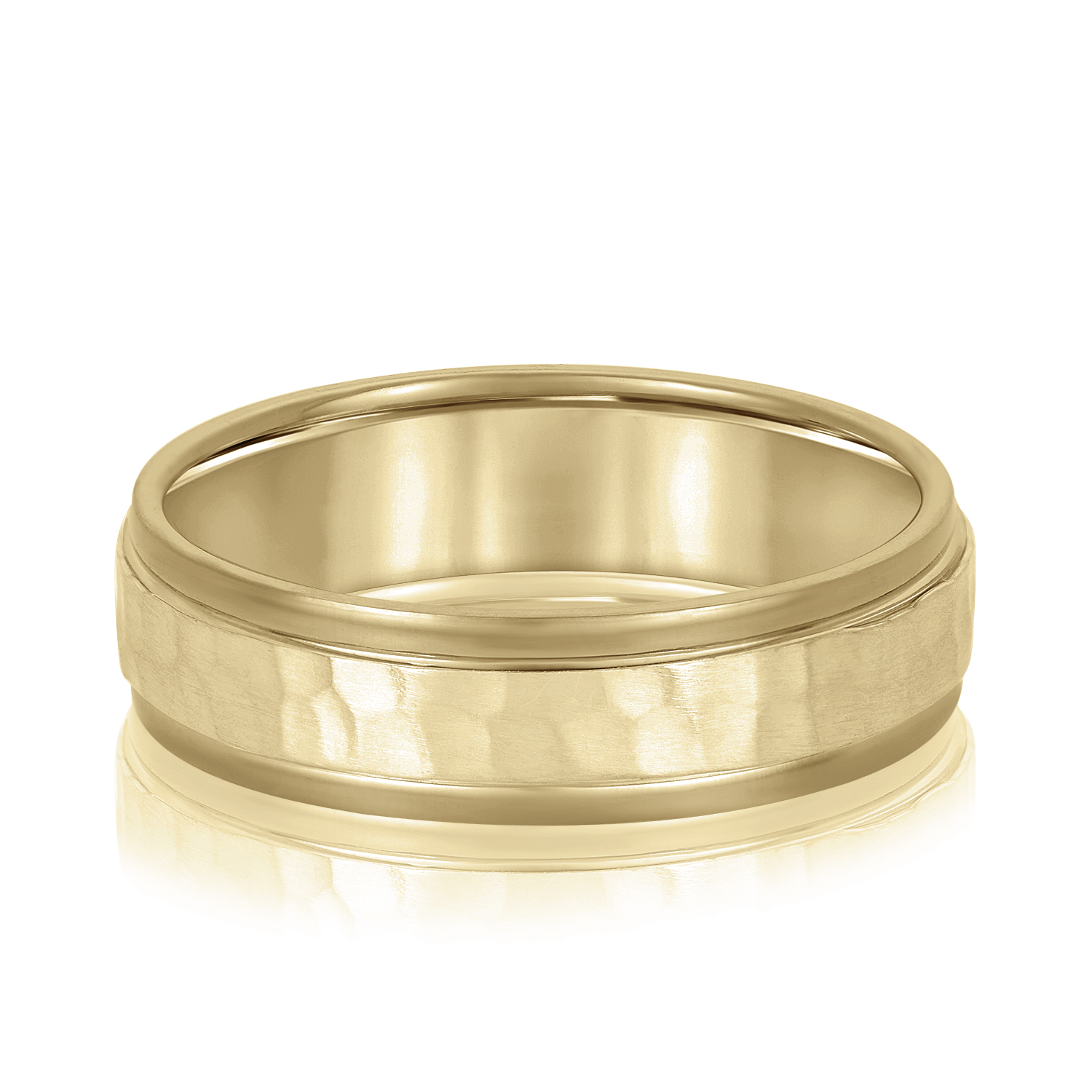  Mens Band Light 5MM Unknown Friendly Weight 10K yellow, white or rose gold - view 3