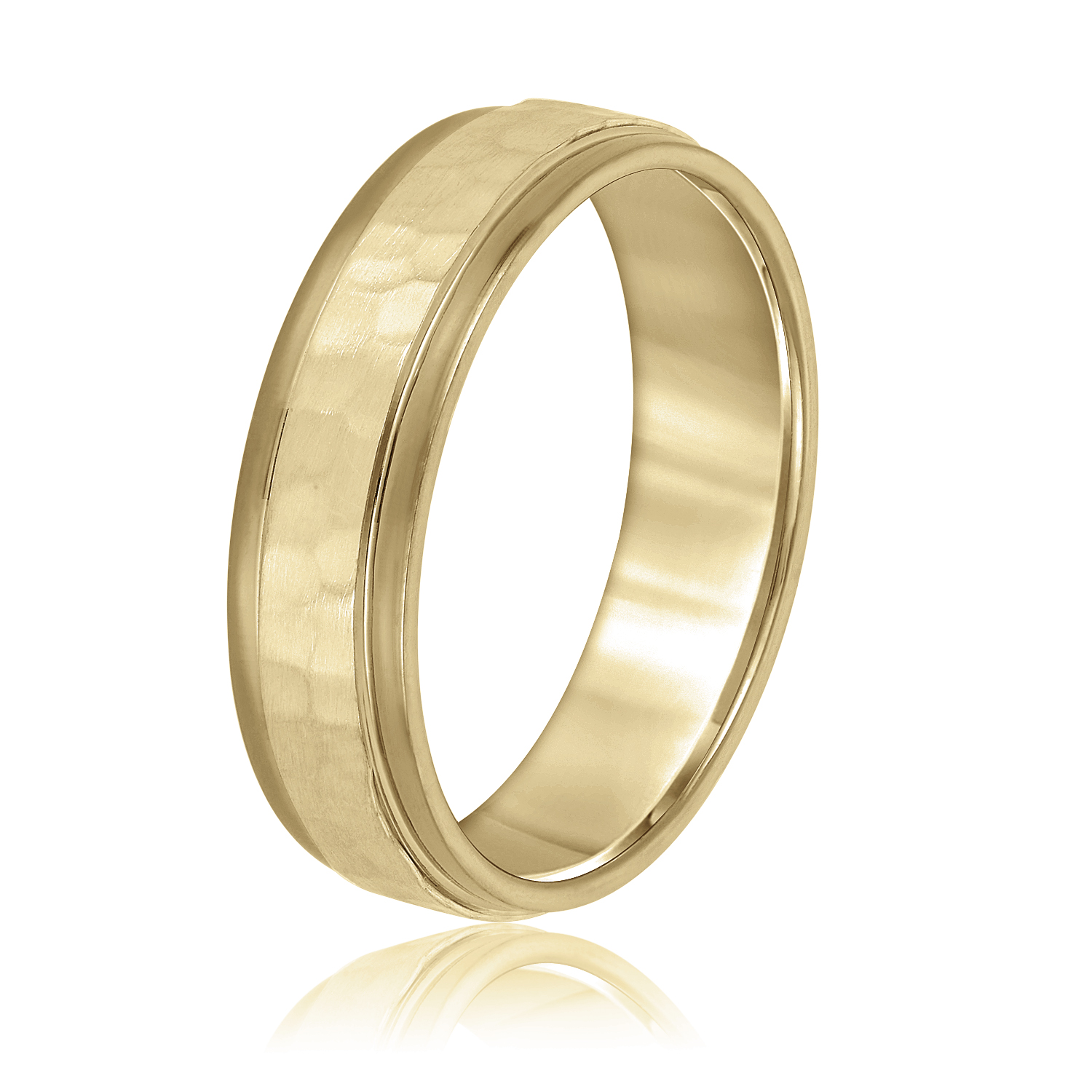 Mens Band Light 5MM Unknown Friendly Weight 10K yellow, white or rose gold - view 4